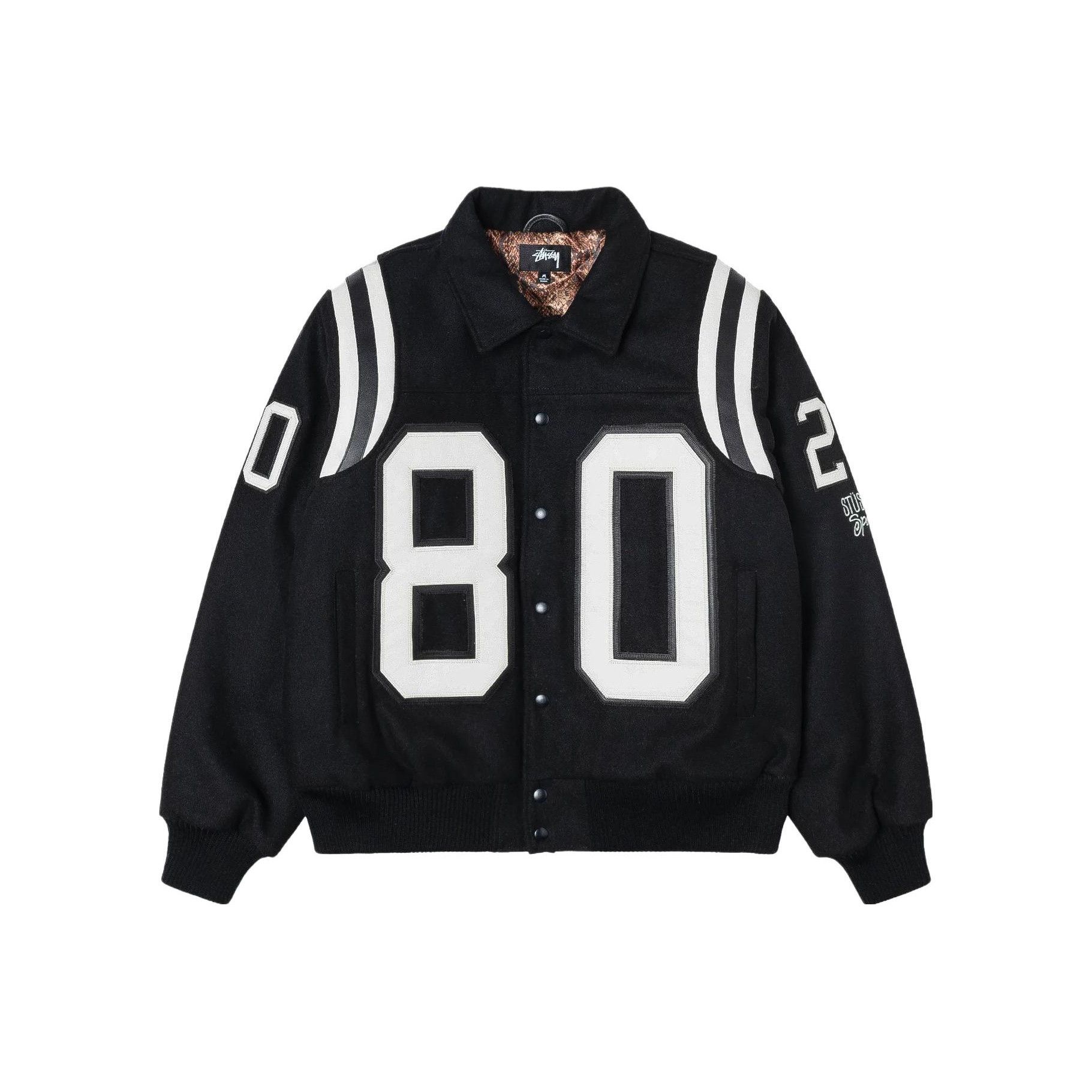 Stussy Stussy 80 Varsity Bomber Jacket Size S Size US S / EU 44-46 / 1 - 1 Thumbnail
