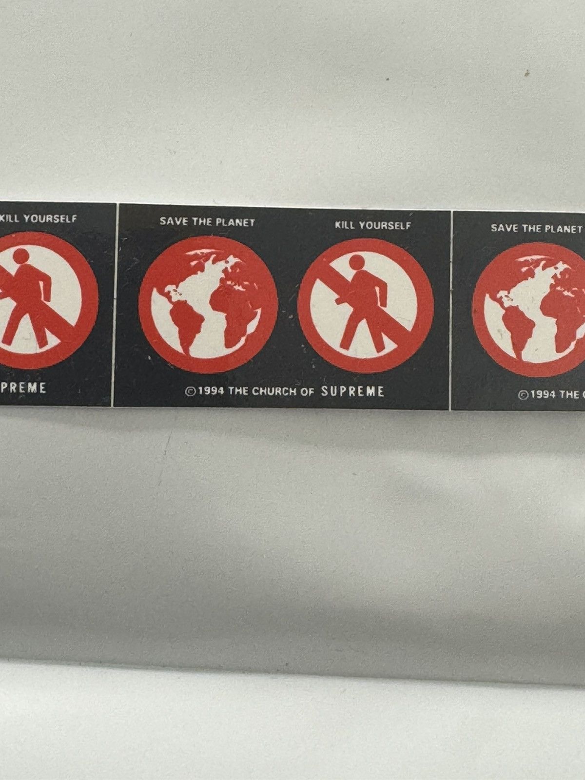 Supreme Supreme Save the Planet Mini Sticker set of 3 Size ONE SIZE - 1 Thumbnail