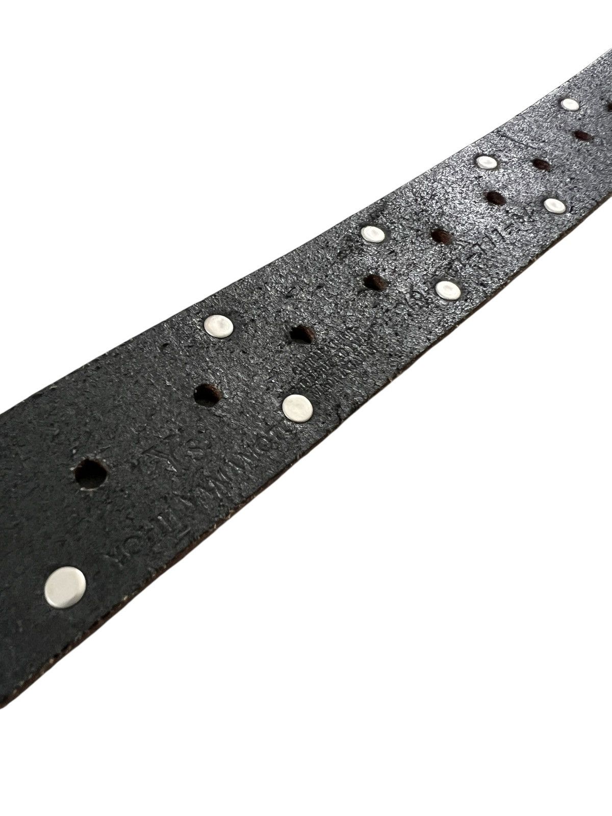 Yohji Yamamoto Vintage Y’s Yohji Yamamoto Studded Leather Belt Size 32 - 9 Thumbnail