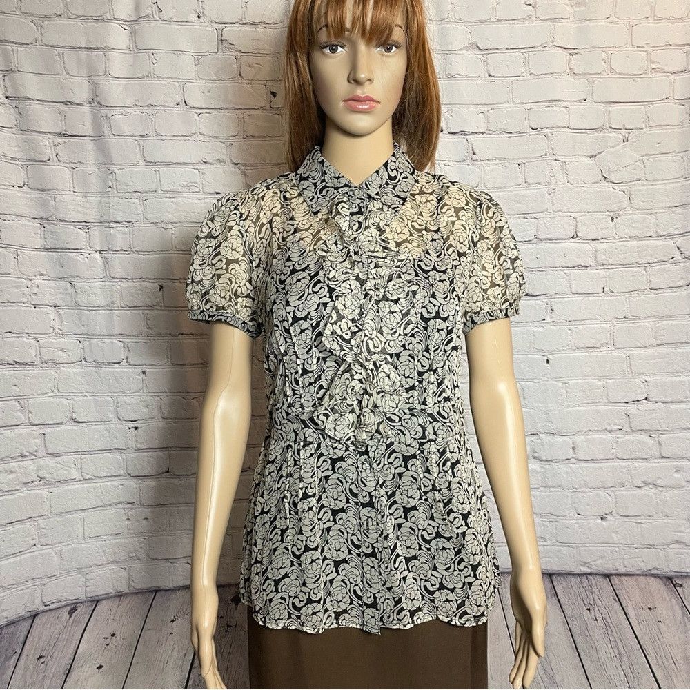 Alfani NWT New Alfani Silk 2 Piece Set Blouse Tank Top Size 4 Size S / US 4 / IT 40 - 1 Thumbnail