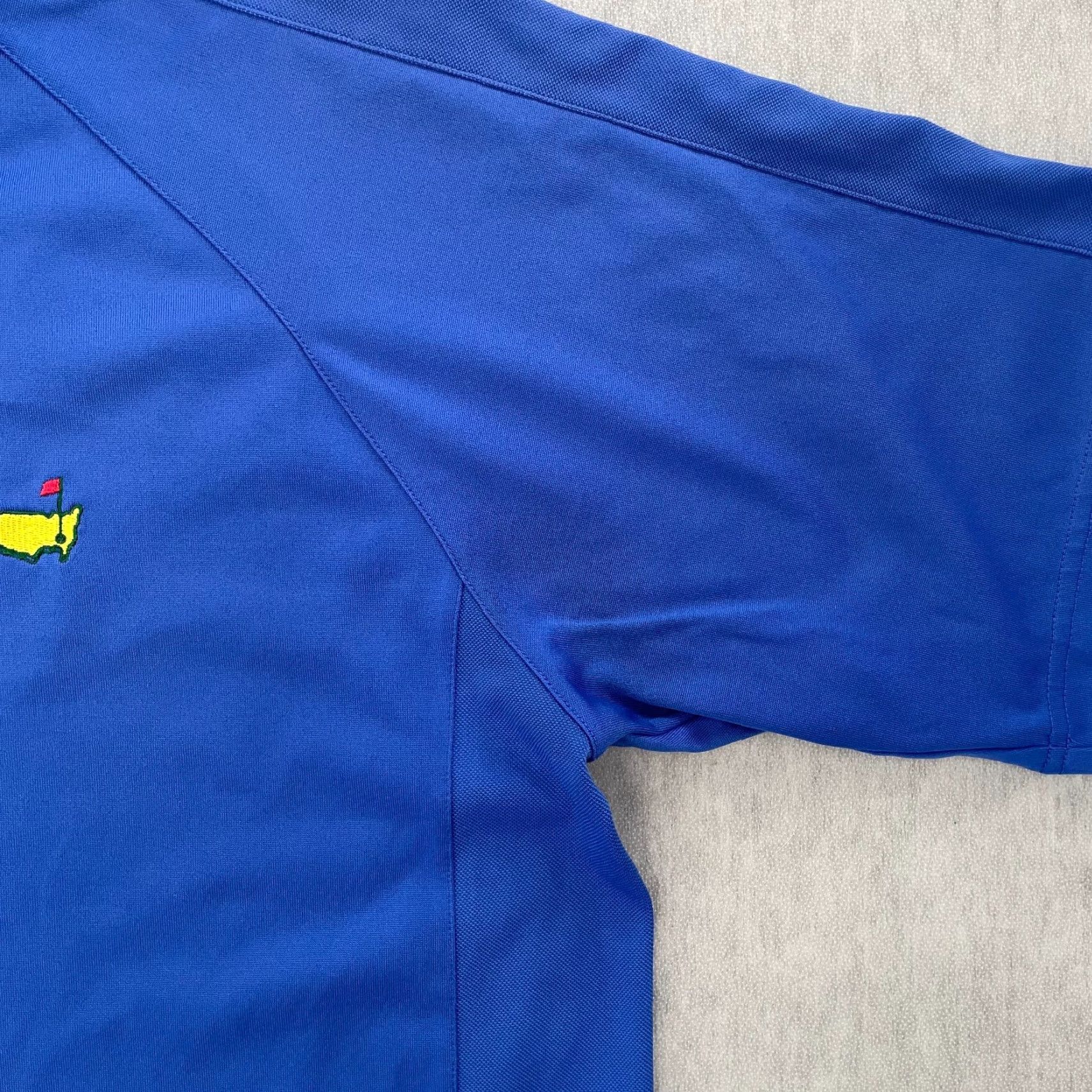 Vintage VINTAGE Masters Performance Shirt Adult Large Blue Polo Golf Augusta Logo Mens L Size US L / EU 52-54 / 3 - 7 Thumbnail