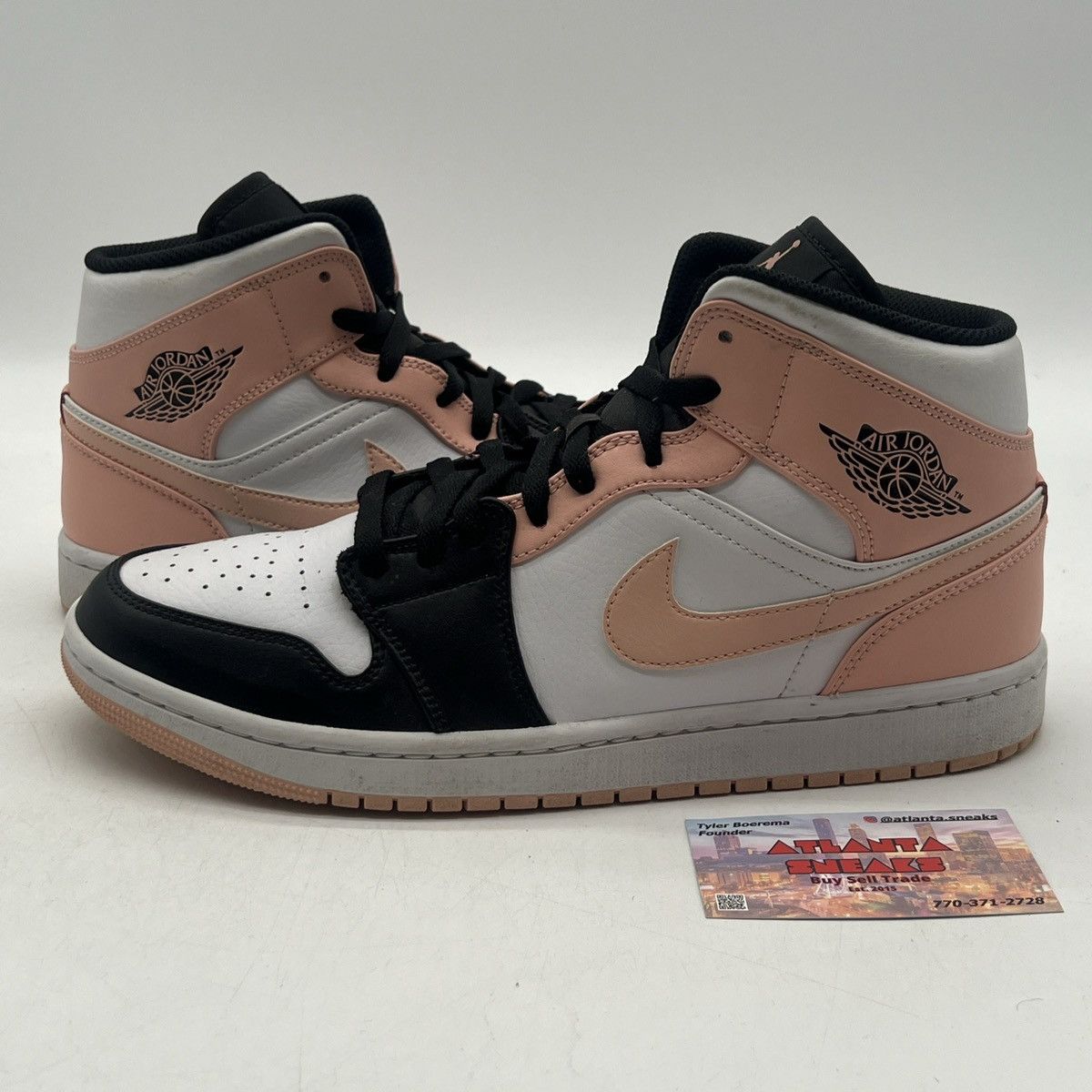 Nike Air Jordan 1 mid crimson tint Size US 10.5 / EU 43-44 - 1 Thumbnail