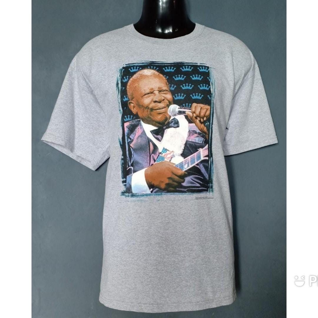 Anvil × Band Tees × Vintage 2005 B.B King Birthday Road Show Tee Size US XL / EU 56 / 4 - 1 Thumbnail