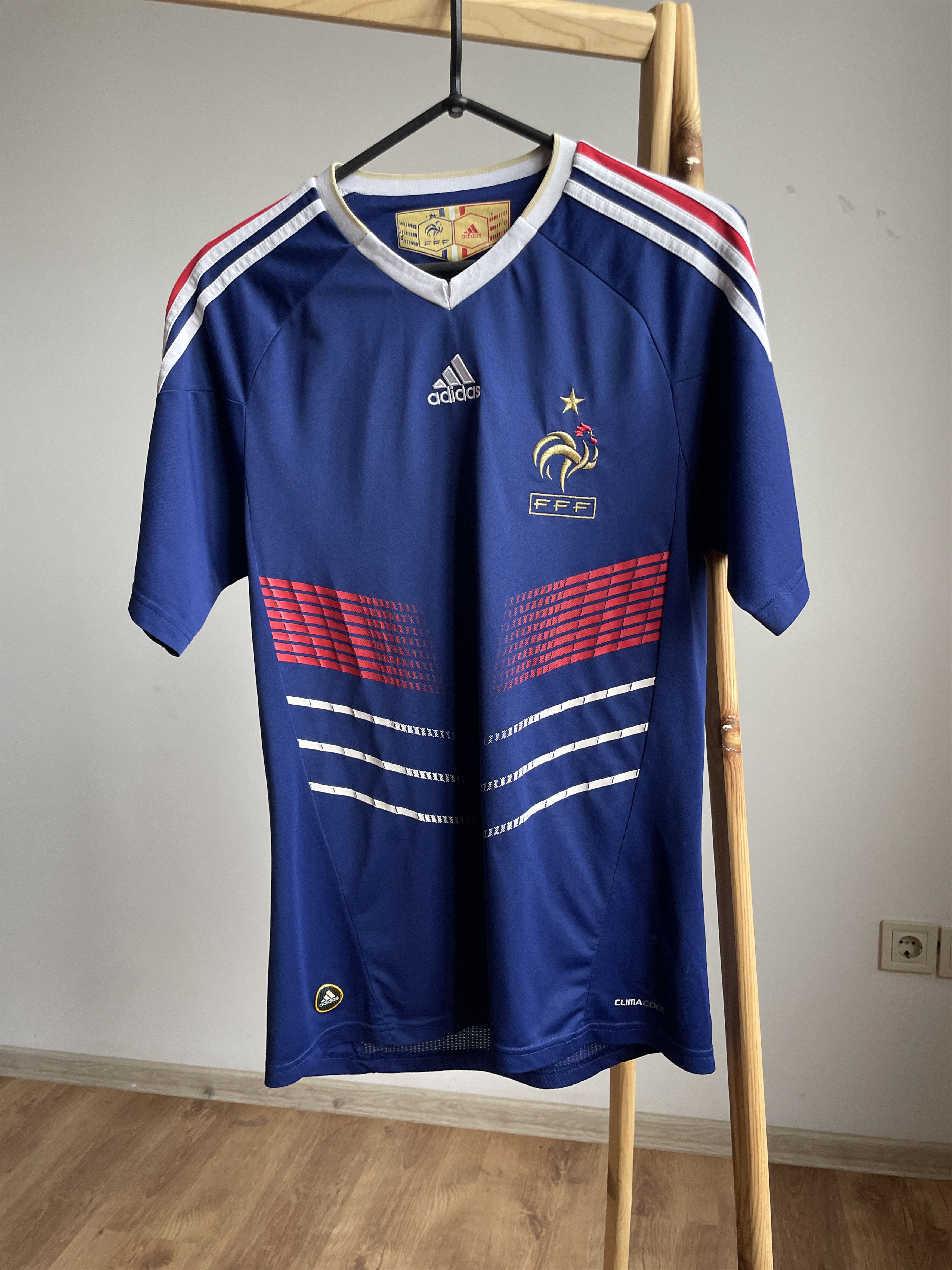Adidas France National Team 2010-11 Home Jersey Size S Size US S / EU 44-46 / 1 - 1 Thumbnail