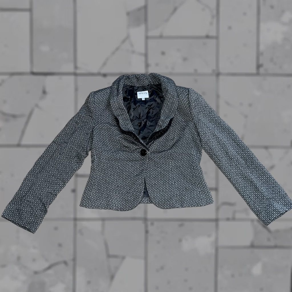 Armani Armani Collezioni Wool Blazer Womens Size 6 Italy - Regular Length Jacket Size M / US 6-8 / IT 42-44 - 1 Thumbnail