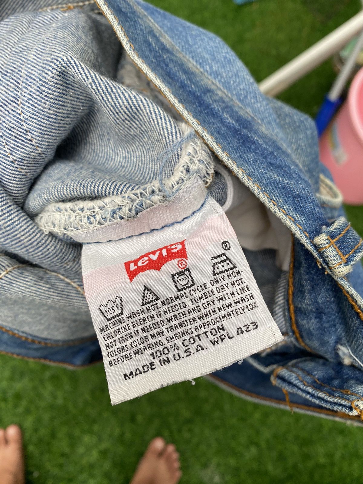 Levi's × Levi's Vintage Clothing × Vintage size 35x28.5 vintage levi's 501 90s made in USA Size US 35 - 6 Thumbnail