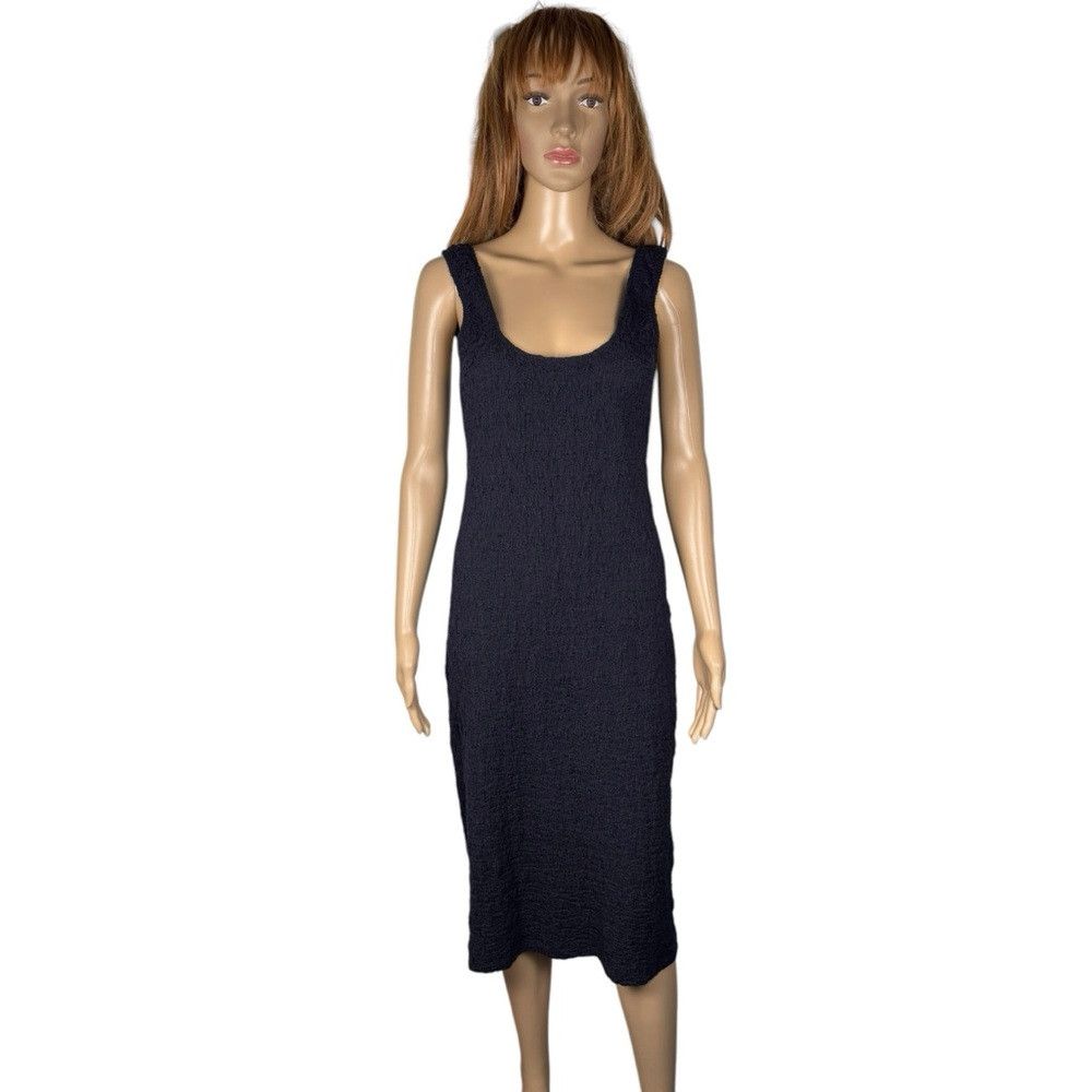 Vince NWT New $295 Vince Popcorn Textured Tank Dress in Coastal S Size M / US 6-8 / IT 42-44 - 2 Thumbnail