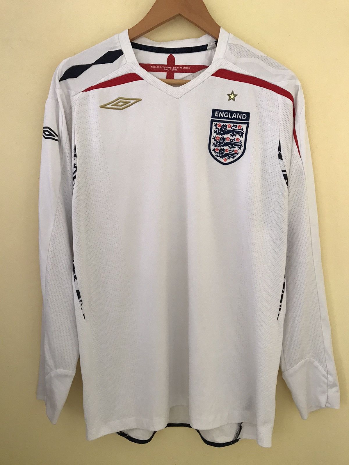 2006-08 England Maillot extérieur Rooney #9 - 8/10 - (S