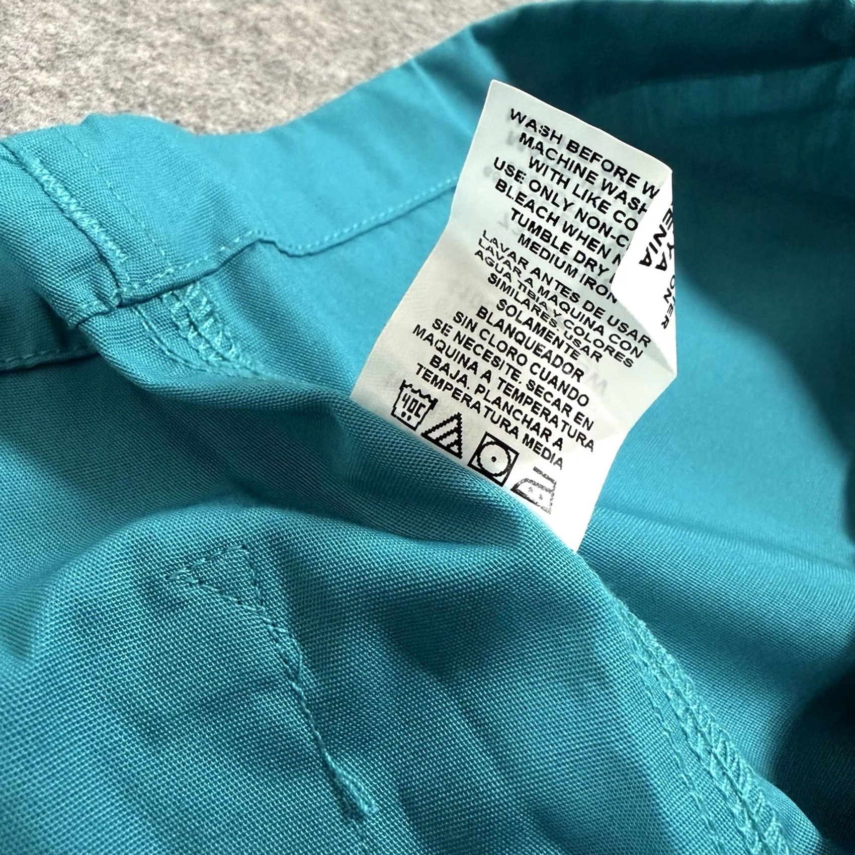 Cherokee Cherokee WorkWear Cargo Scrub Pants Unisex Small Sz Teal Blue Size US 29 - 7 Thumbnail