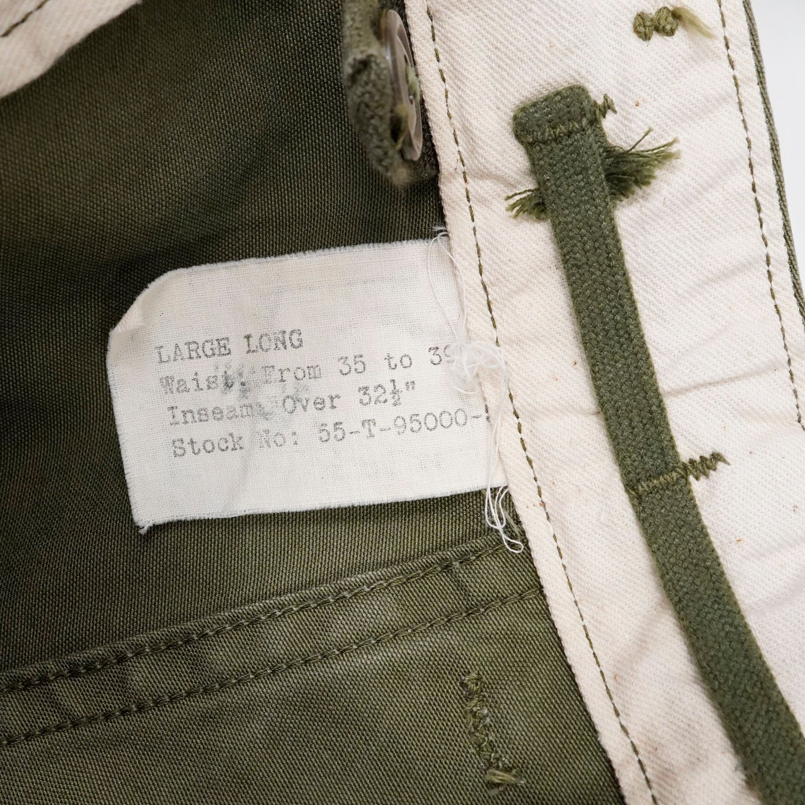 Vintage Vintage 1951 US Army M-51 Field Cargo Pants OG-107 Talon Zip Size US 38 / EU 54 - 6 Thumbnail
