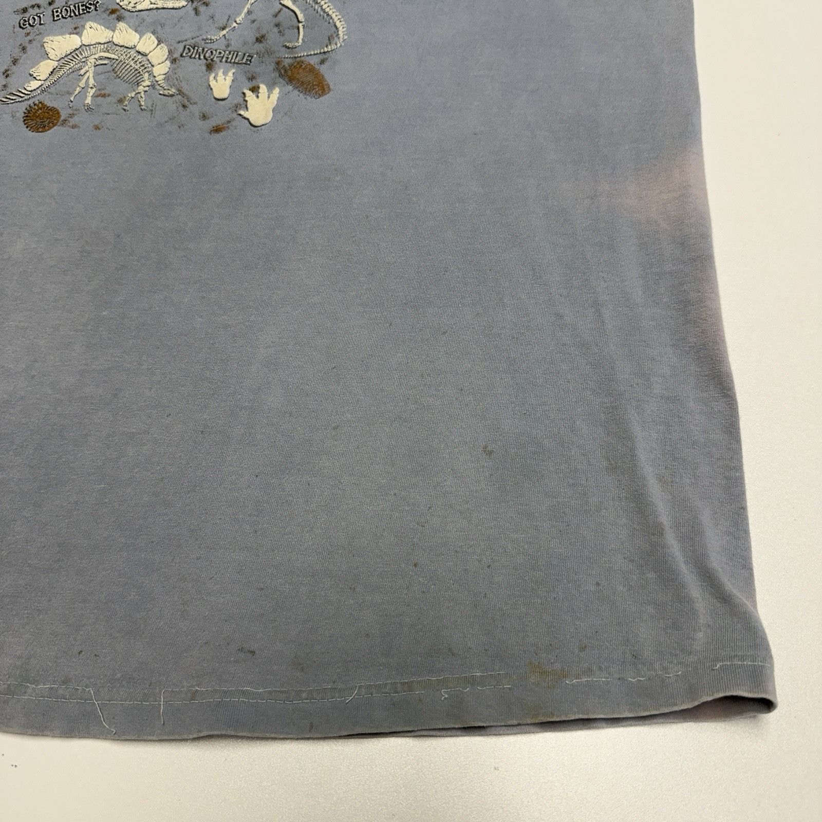 Vintage Vintage Fossil Hunter T Shirt Blue Long Sleeve Dinosaur Tee Size US L / EU 52-54 / 3 - 7 Thumbnail
