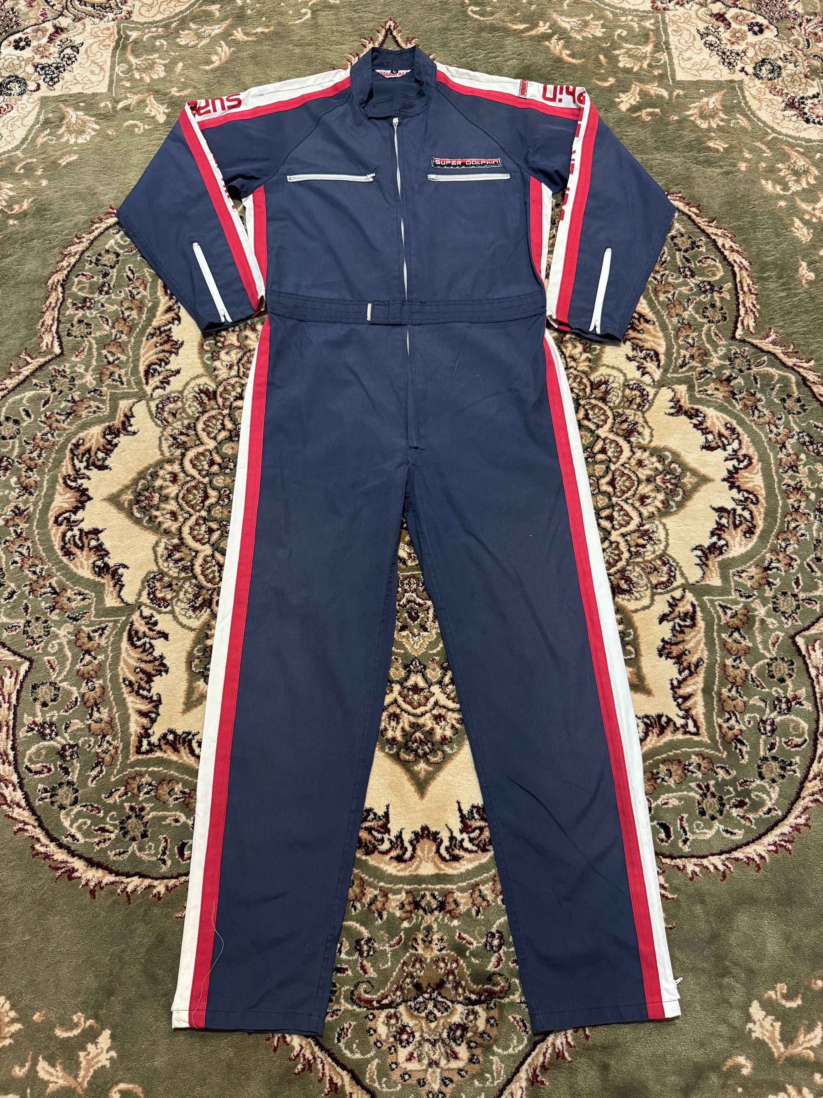 Sports Specialties × Vintage Vintage Rare Nankai Super Dolphin Mechanic Coveralls Size US 35 - 2 Thumbnail