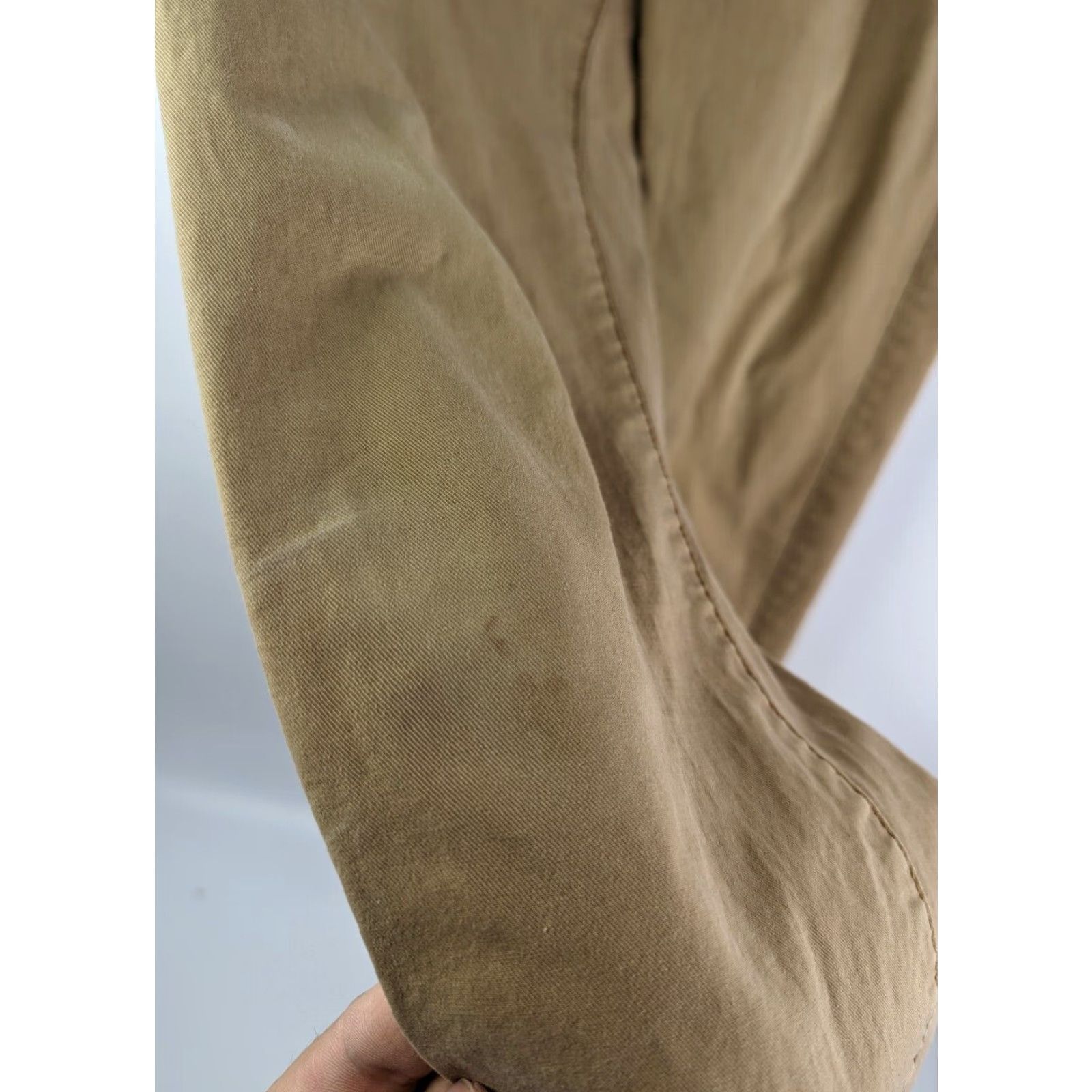 American Eagle Outfitters American Eagle Outfitters Pants Slim Chino Men 30 Beige Skinny 28 Inseam 30x28 Knit Cotton Blend Zip Flat Front Casual Vintage: No Size US 30 / EU 46 - 3 Thumbnail