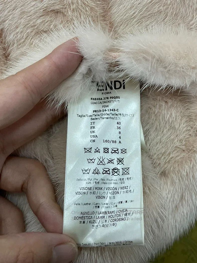 Fendi Fendi Pink Fur Jacket Size XS / US 0-2 / IT 36-38 - 5 Thumbnail
