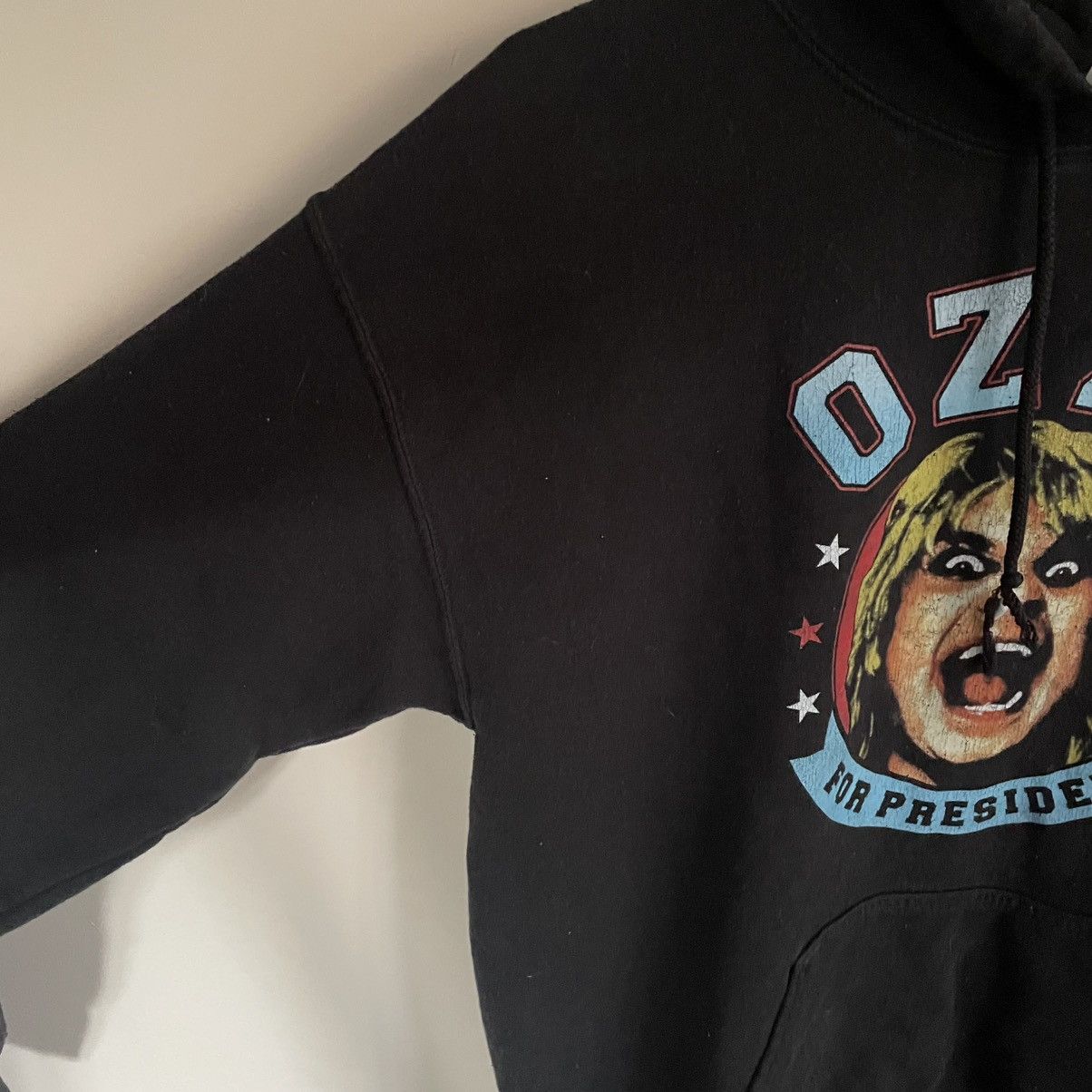Ozzy Osbourne OZZY OSBOURNE HOODIES FOR PRESIDENT MEDIUM BAND ROCK Size US M / EU 48-50 / 2 - 4 Thumbnail
