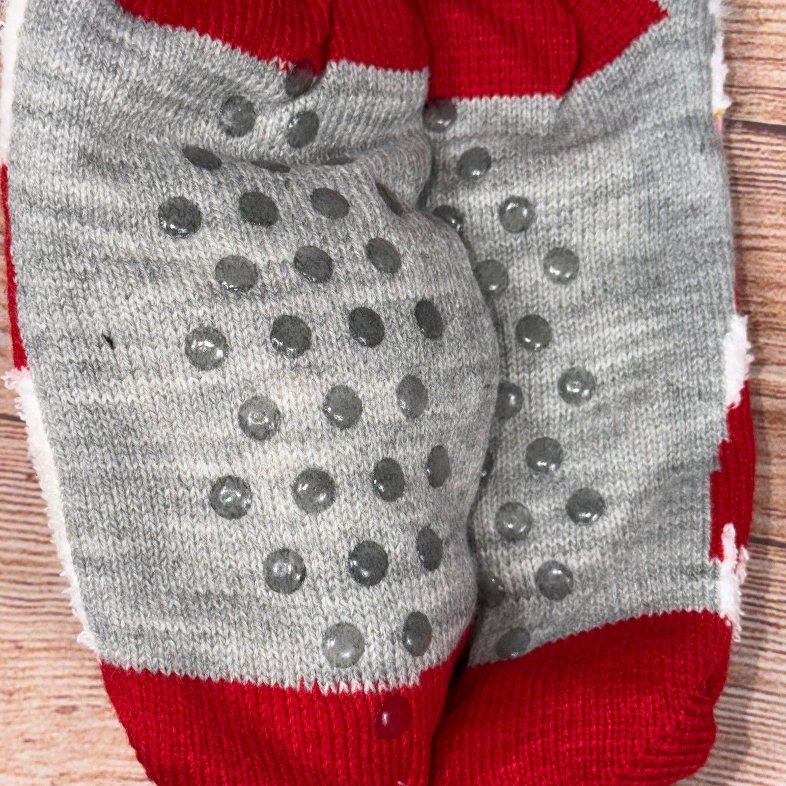 Other Festive Snowman Fuzzy Socks with Non-Slip Grips NWOT Size ONE SIZE - 4 Thumbnail