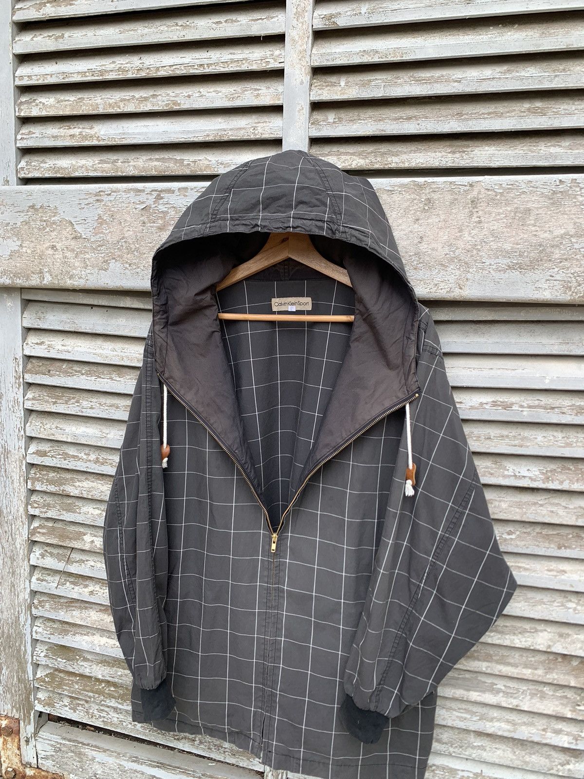 Calvin Klein Calvin Klein Flannel Hooded Jacket Size US L / EU 52-54 / 3 - 6 Thumbnail