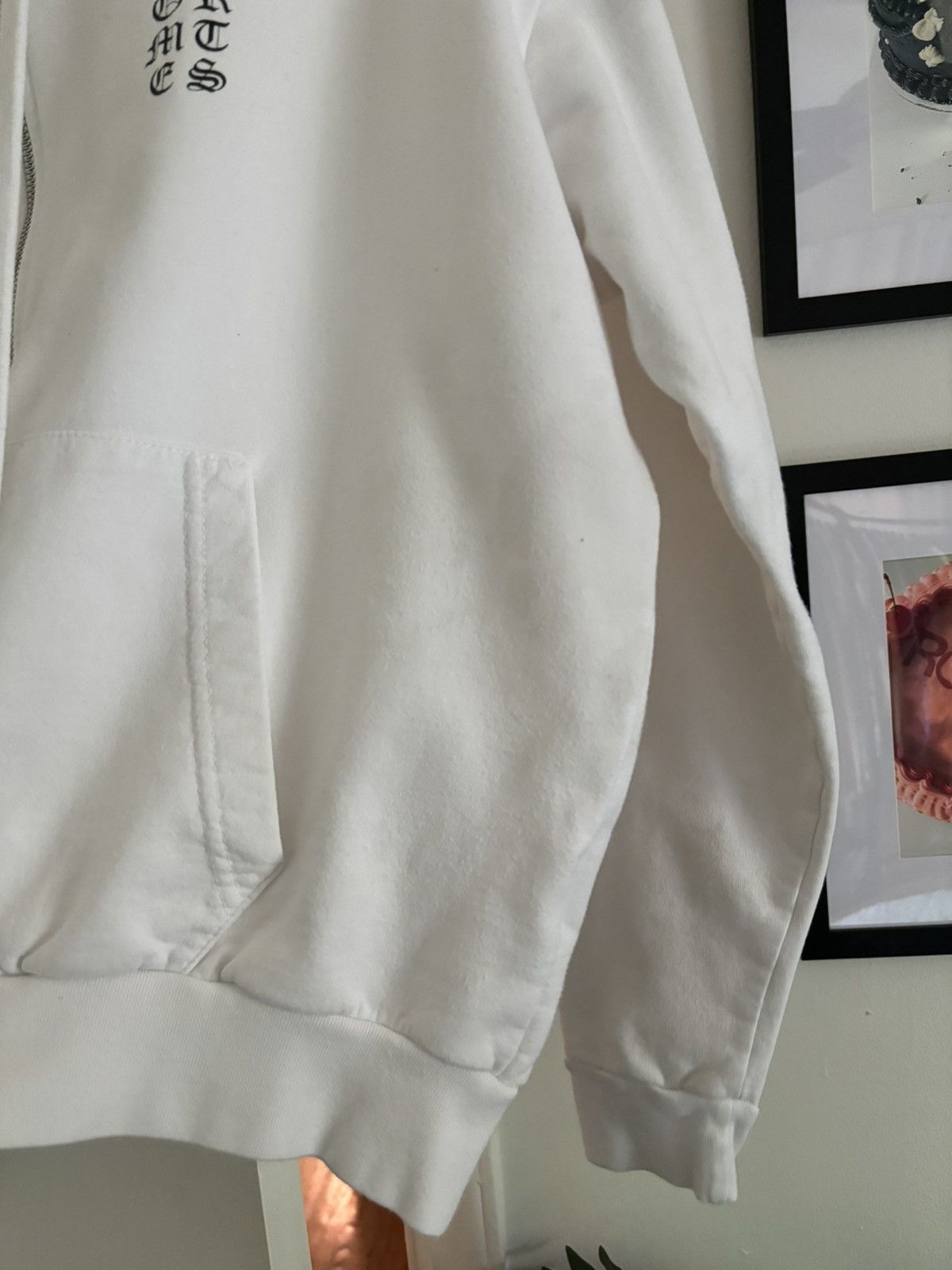 Chrome Hearts WHITE LOGO HOODIE Size US S / EU 44-46 / 1 - 14 Thumbnail