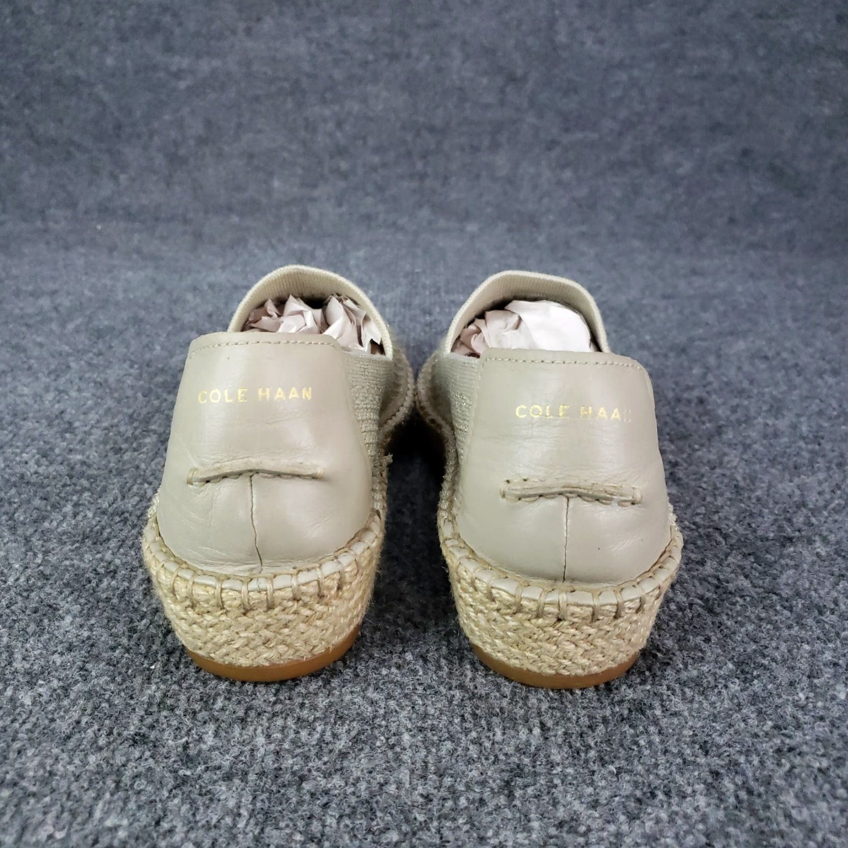 Cole Haan Cole Haan Cloudfeel Loafer Women's 8B Beige Slip On Espadrille W14239 Size US 8 / IT 38 - 5 Thumbnail