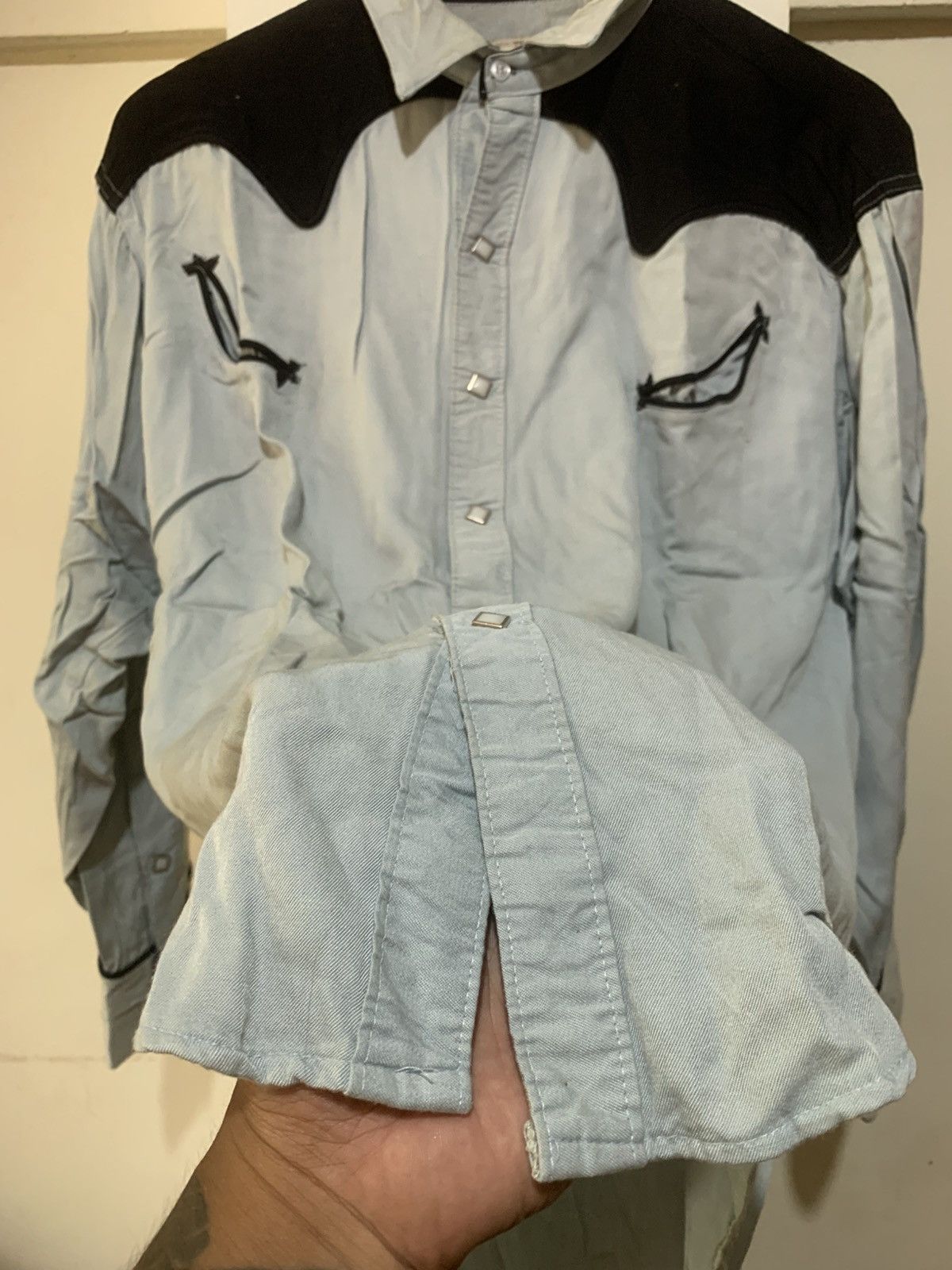 Rockmount Ranch Wear Vintage Rockmount Ranchwear Western Denim Shirt Size US M / EU 48-50 / 2 - 9 Thumbnail