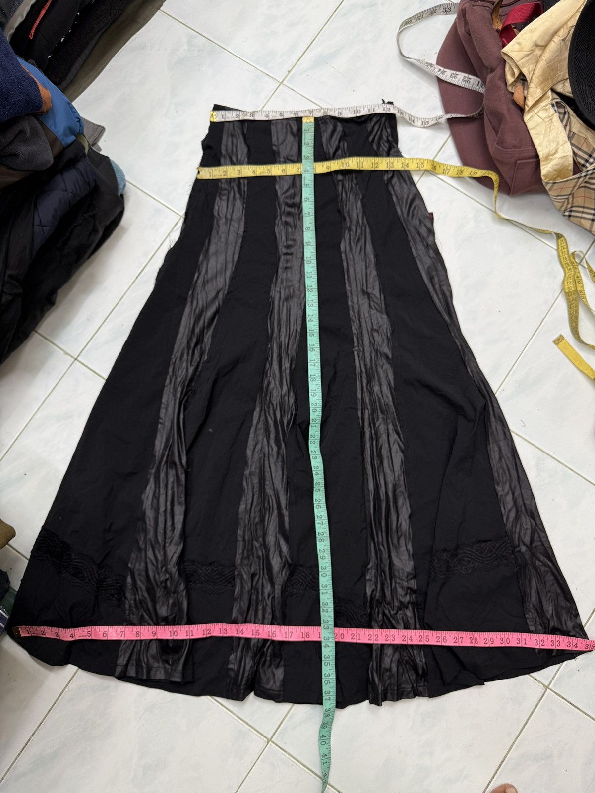 If Six Was Nine 🔥🔥🔥ARCHIVE OZZ ON PUNK GOTHIC MAXI SKIRTS Size 25" / US 0 / IT 36 - 11 Thumbnail