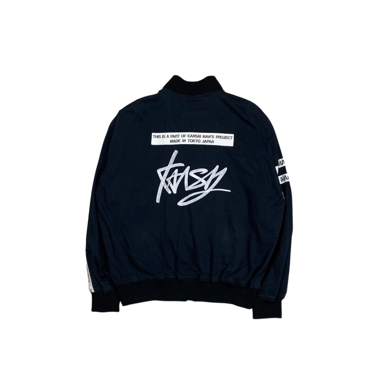 Kansai Yamamoto Kansai Man Embroidery Bomber Jacket Size US L / EU 52-54 / 3 - 4 Thumbnail