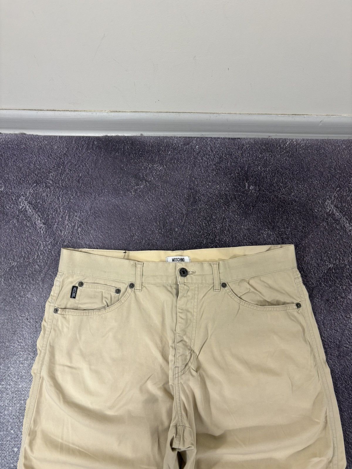 Moschino Vintage Moschino Jeans Casual Cream Luxury Shorts Size US 36 / EU 52 - 10 Thumbnail