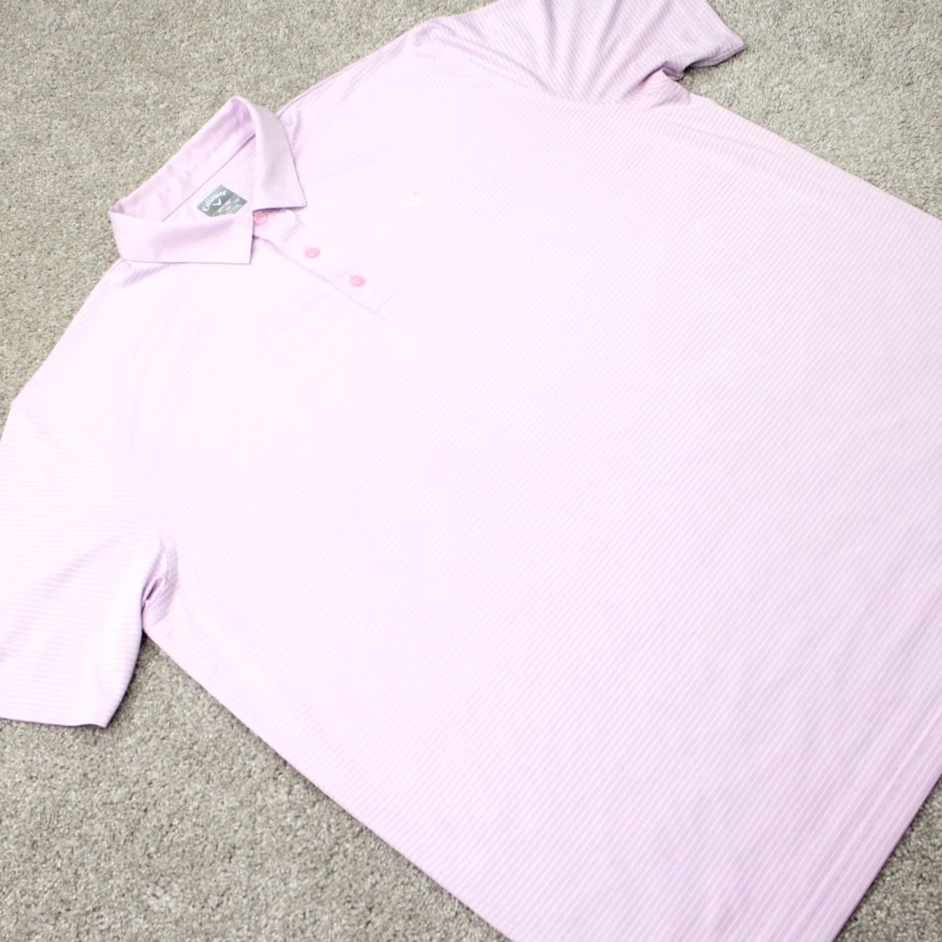 Callaway Callaway Opti-Dri Polo Shirt Mens 2XL Pink Short Sleeve Pullover Contact Logo Breathable Activewear Golf Shirt Size US XXL / EU 58 / 5 - 7 Thumbnail