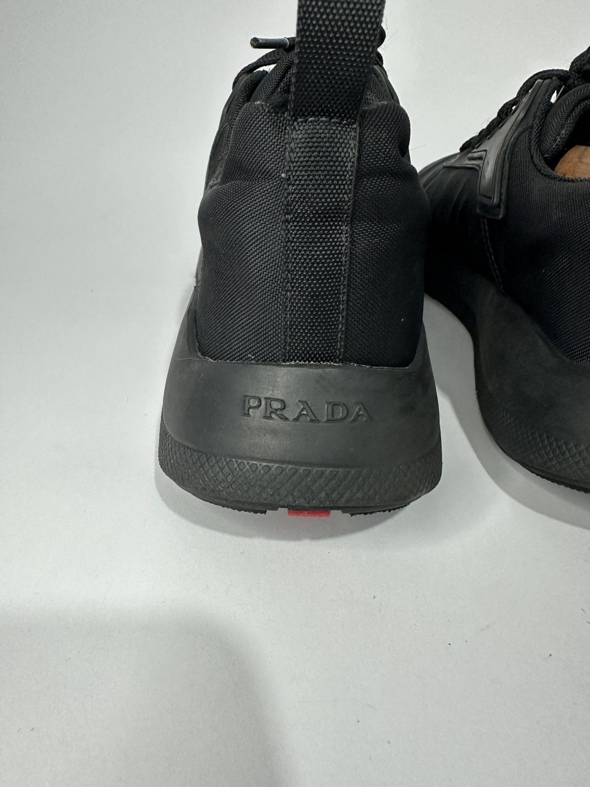 Prada Prada Black Fabric Tech Runners Sneakers. Size US 9.5 / EU 42-43 - 6 Thumbnail