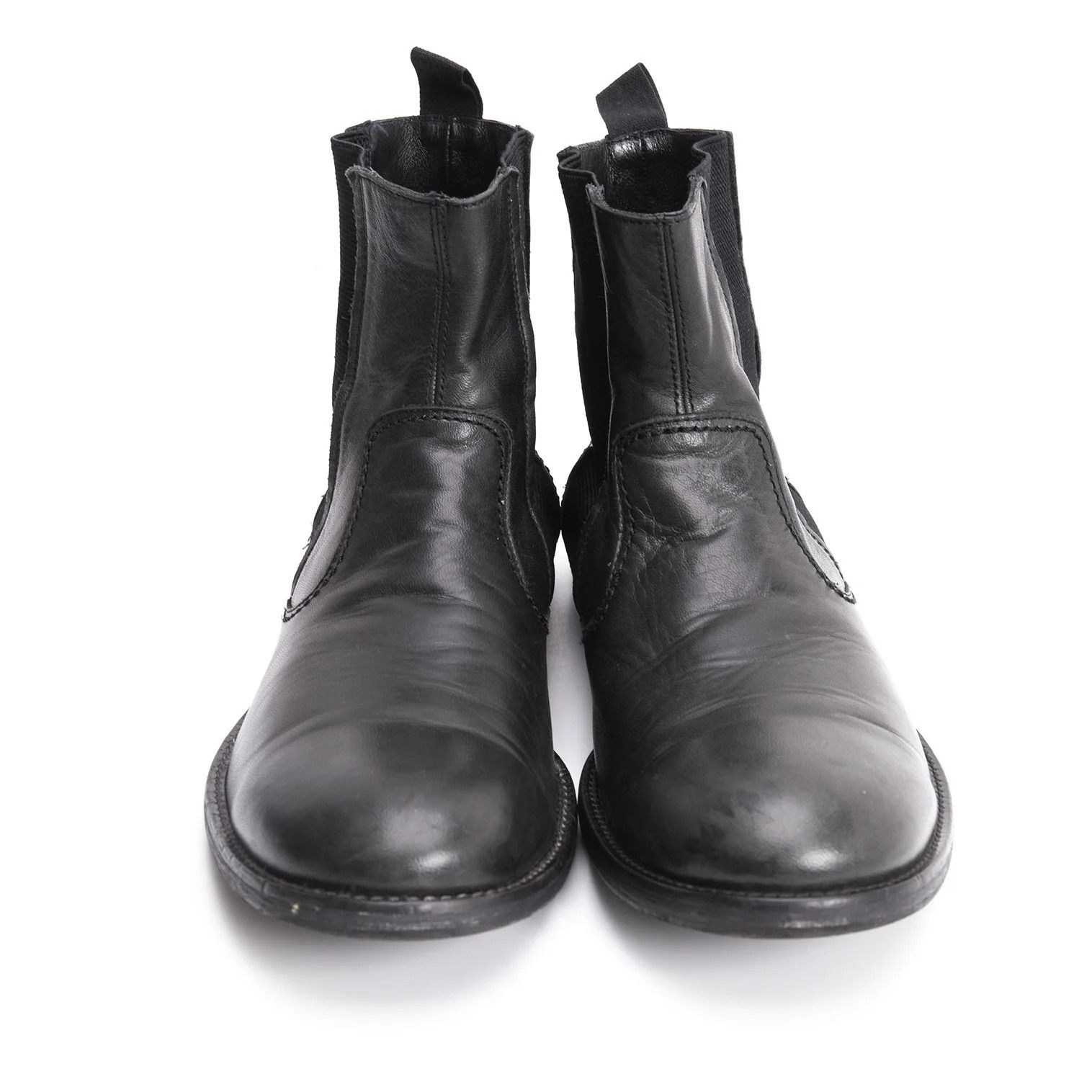 Yohji Yamamoto Yohji Yamamoto Black Leather Side Gore Boots Size US 9 / EU 42 - 2 Thumbnail