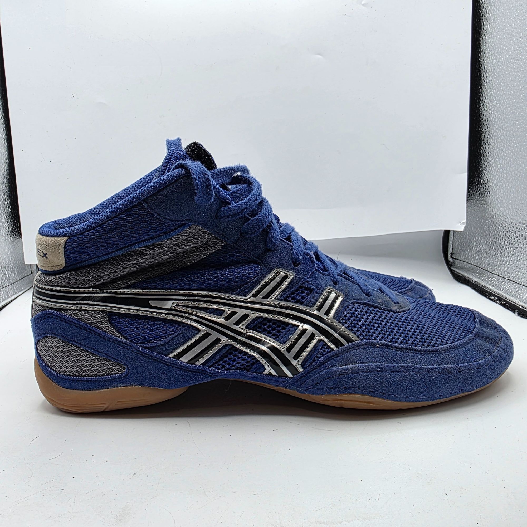 Asics Asics Matflex Mens Wrestling Shoes Size 11.5 Blue Breathable Size US 11.5 / EU 44-45 - 12 Thumbnail