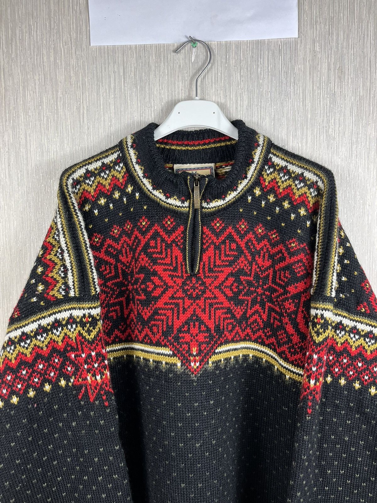 Dale Of Norway × Vintage Vintage Dale of Norway wool heavy patterned zip sweater knit Size US XL / EU 56 / 4 - 4 Thumbnail
