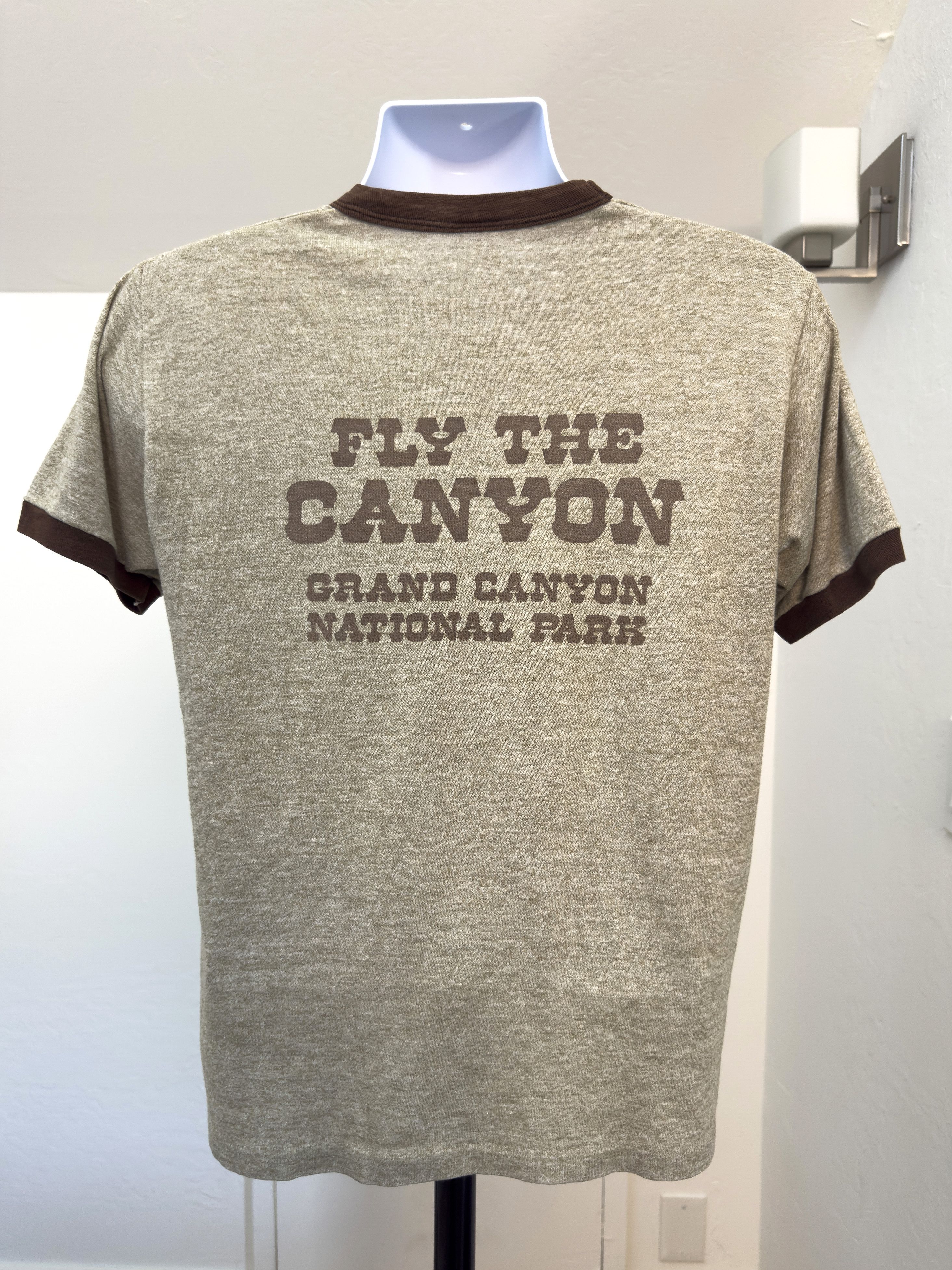 Other Vintage Grand Canyon Single Stitch Double Sided Ringer T Size US L / EU 52-54 / 3 - 3 Thumbnail