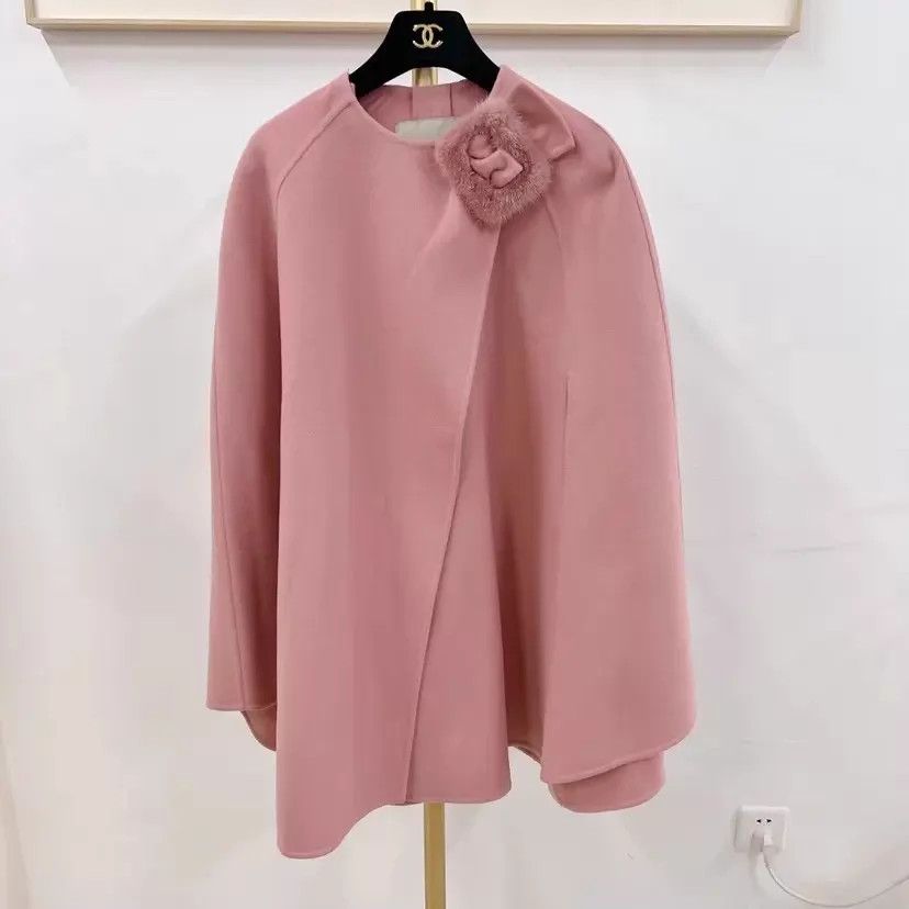 Ermanno Scervino Ermanno Scervino Women's Pink Cloak 38 Size XS / US 0-2 / IT 36-38 - 1 Thumbnail