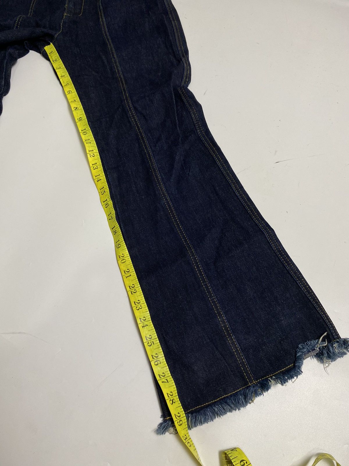 Japanese Brand × Jean Flare stripe denim jeans japanese brand Size US 28 / EU 44 - 11 Thumbnail