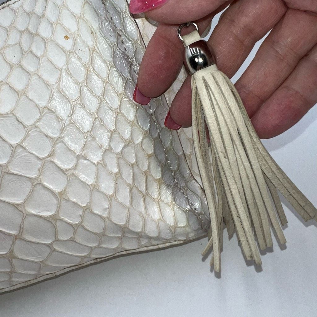 Other Gianni Conti Vintage Snake Embossed Leather Crossbody Bag ** Size ONE SIZE - 4 Thumbnail