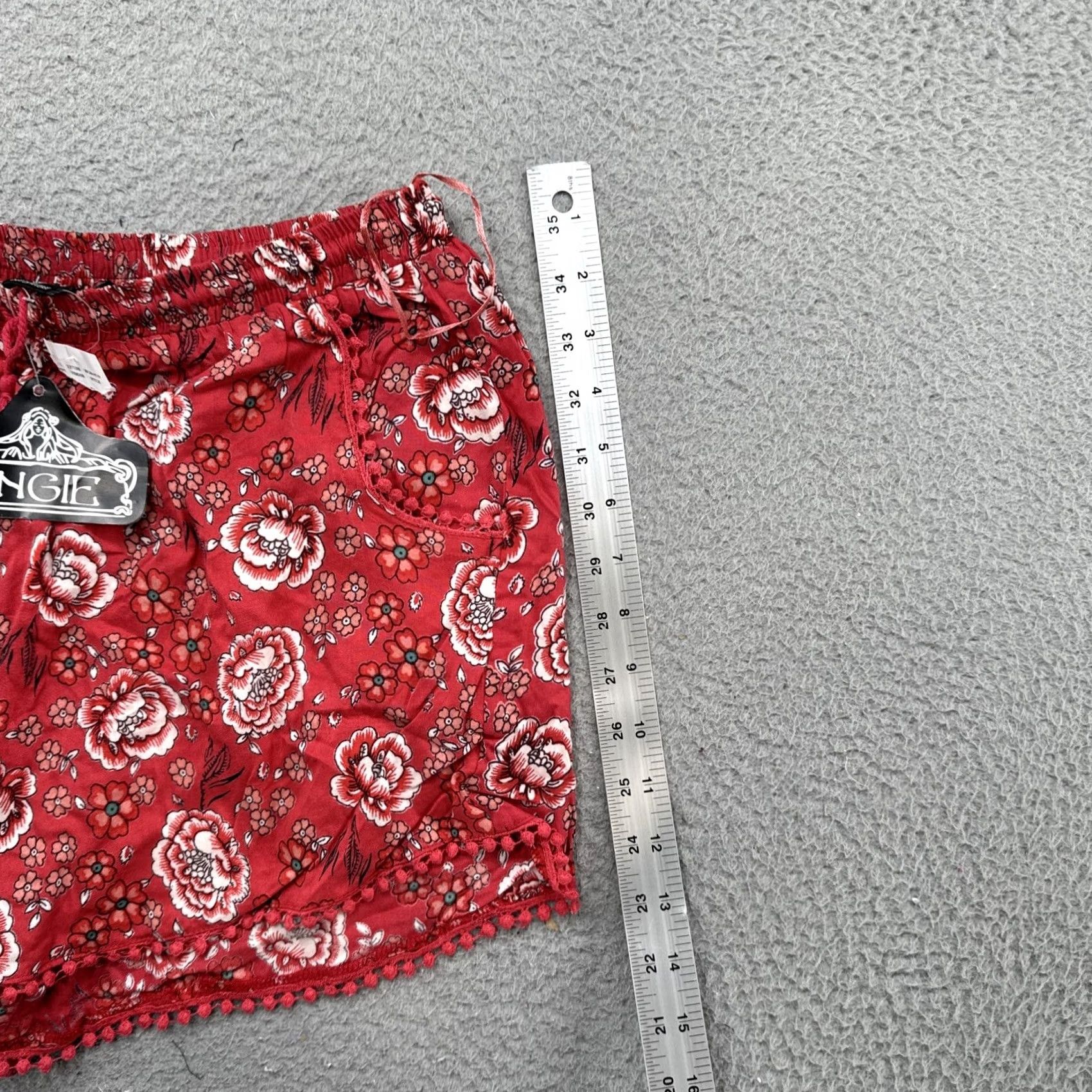 Vintage Angie Women’s Boho Floral Shorts in Size Medium NEW Size 32" / US 10 / IT 46 - 5 Thumbnail