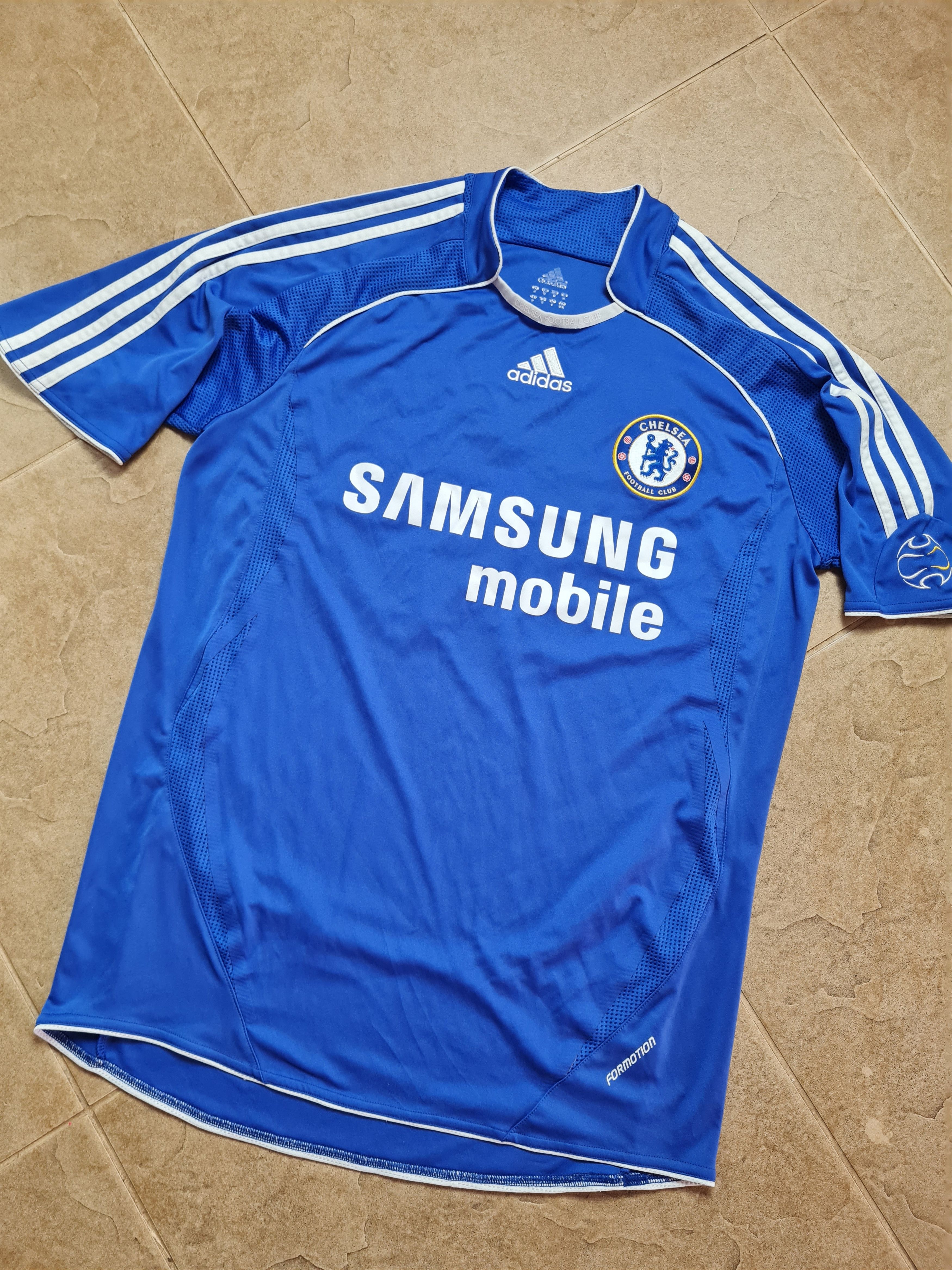 Adidas Soccer Shirt #13 Football Jersey Adidas Chelsea 2006-2008 Size US M / EU 48-50 / 2 - 9 Thumbnail
