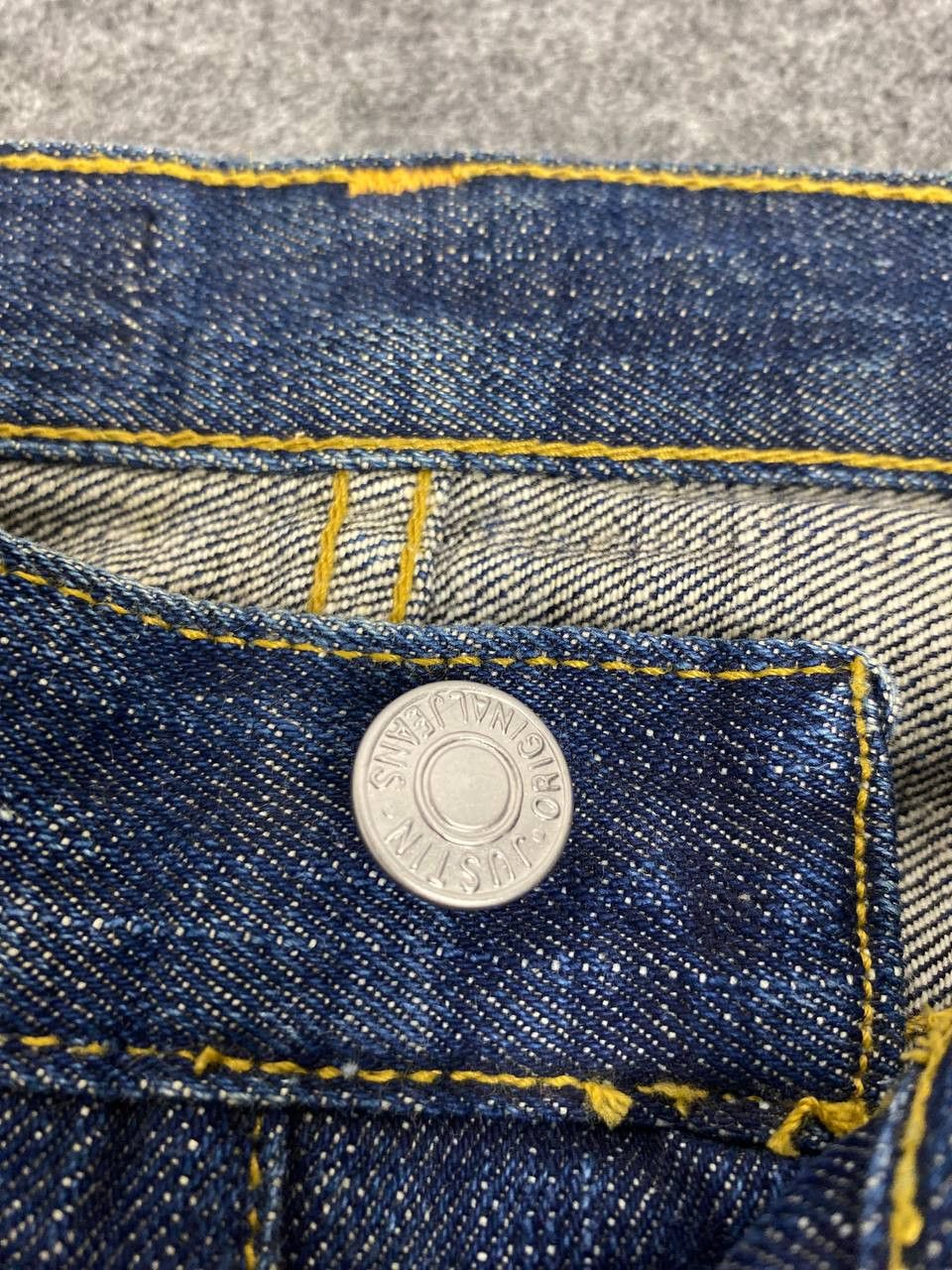 Japanese Brand justin japanese brands bootcut flare distressed denim Size US 30 / EU 46 - 14 Thumbnail