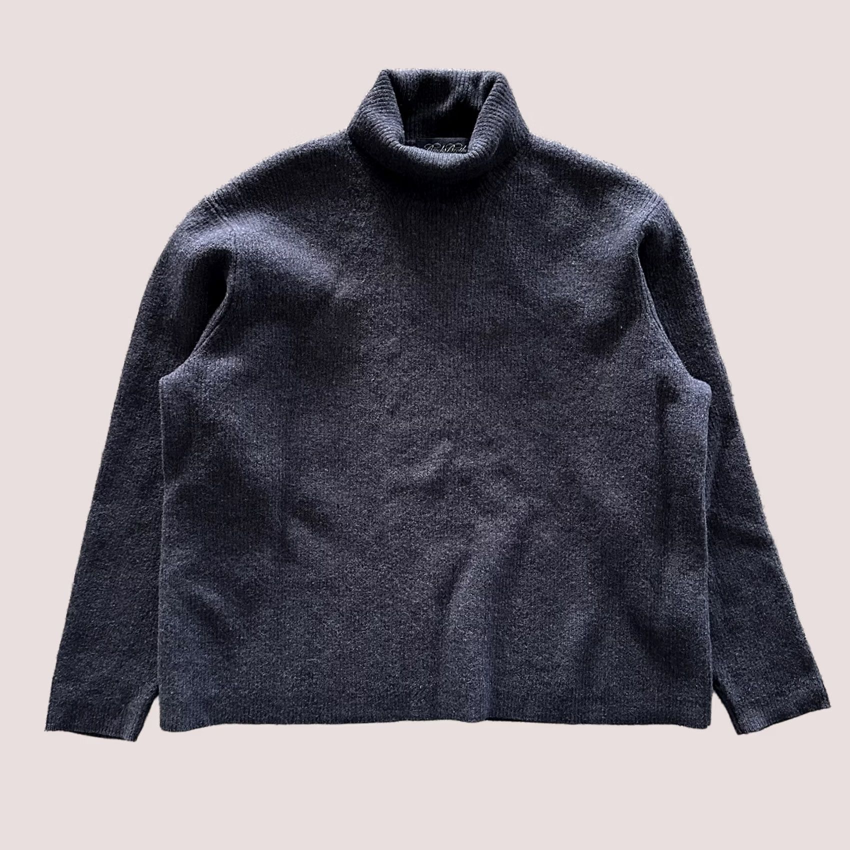 Brooks Brothers Brooks Brothers Sweater Turtleneck Womens XL Regular Merino Wool Navy/Blue Classic Knit Pullover Size XL / US 12-14 / IT 48-50 - 1 Thumbnail