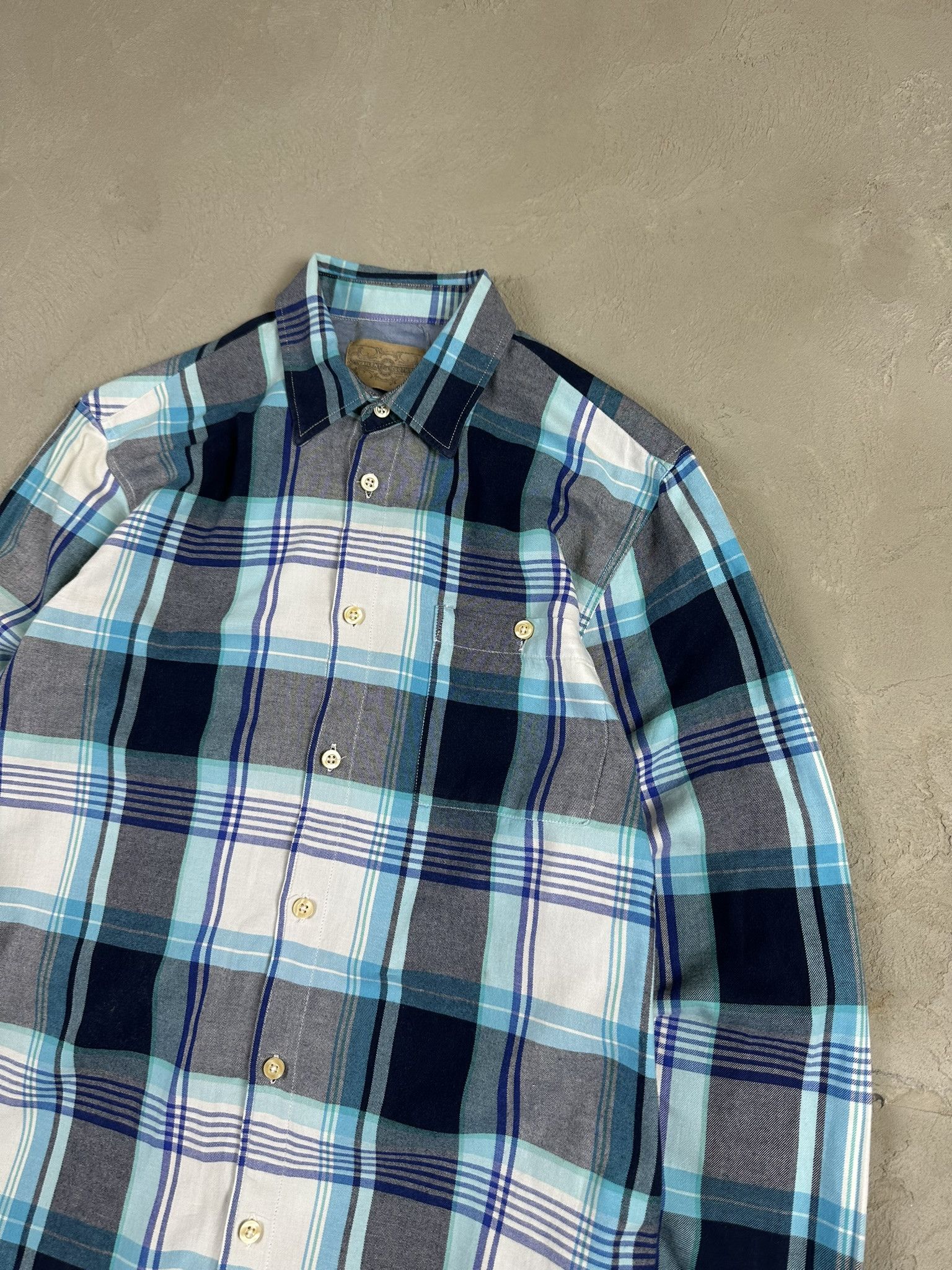 Flannel × Vintage Vintage Flannel Checked Button Up Shirt Size US M / EU 48-50 / 2 - 7 Thumbnail
