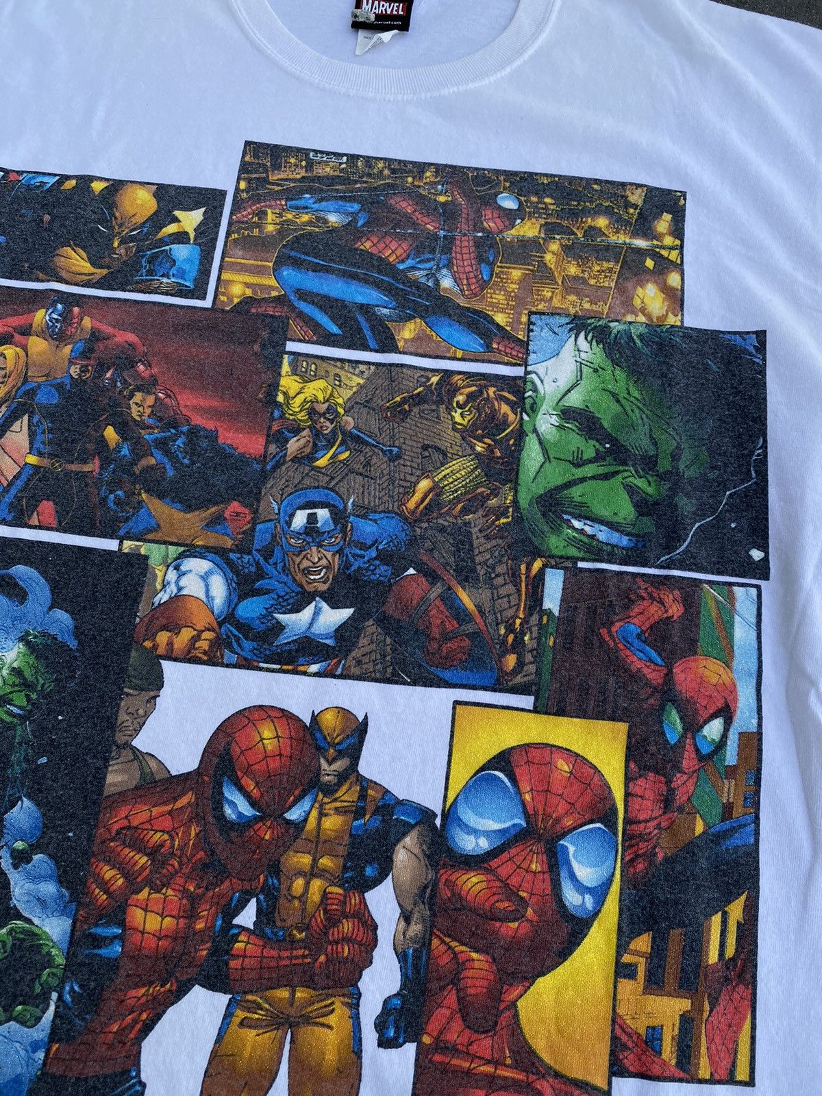 Marvel Comics × Vintage Vintage Rare Marvel Spiderman Wolverine X-Men Avengers Size US L / EU 52-54 / 3 - 6 Thumbnail