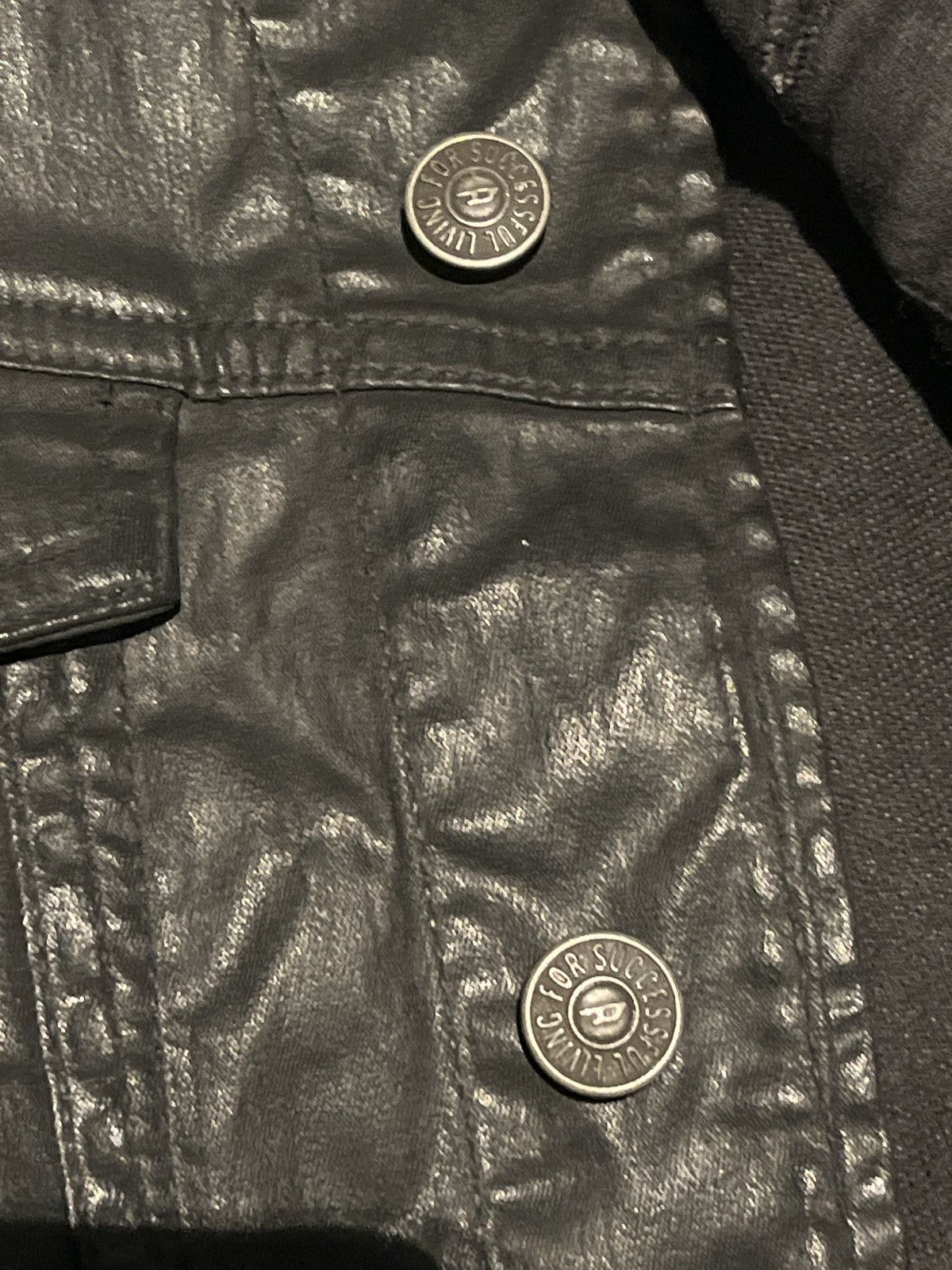 Diesel DIESEL WAXED LEATHER JACKET Size US S / EU 44-46 / 1 - 4 Thumbnail