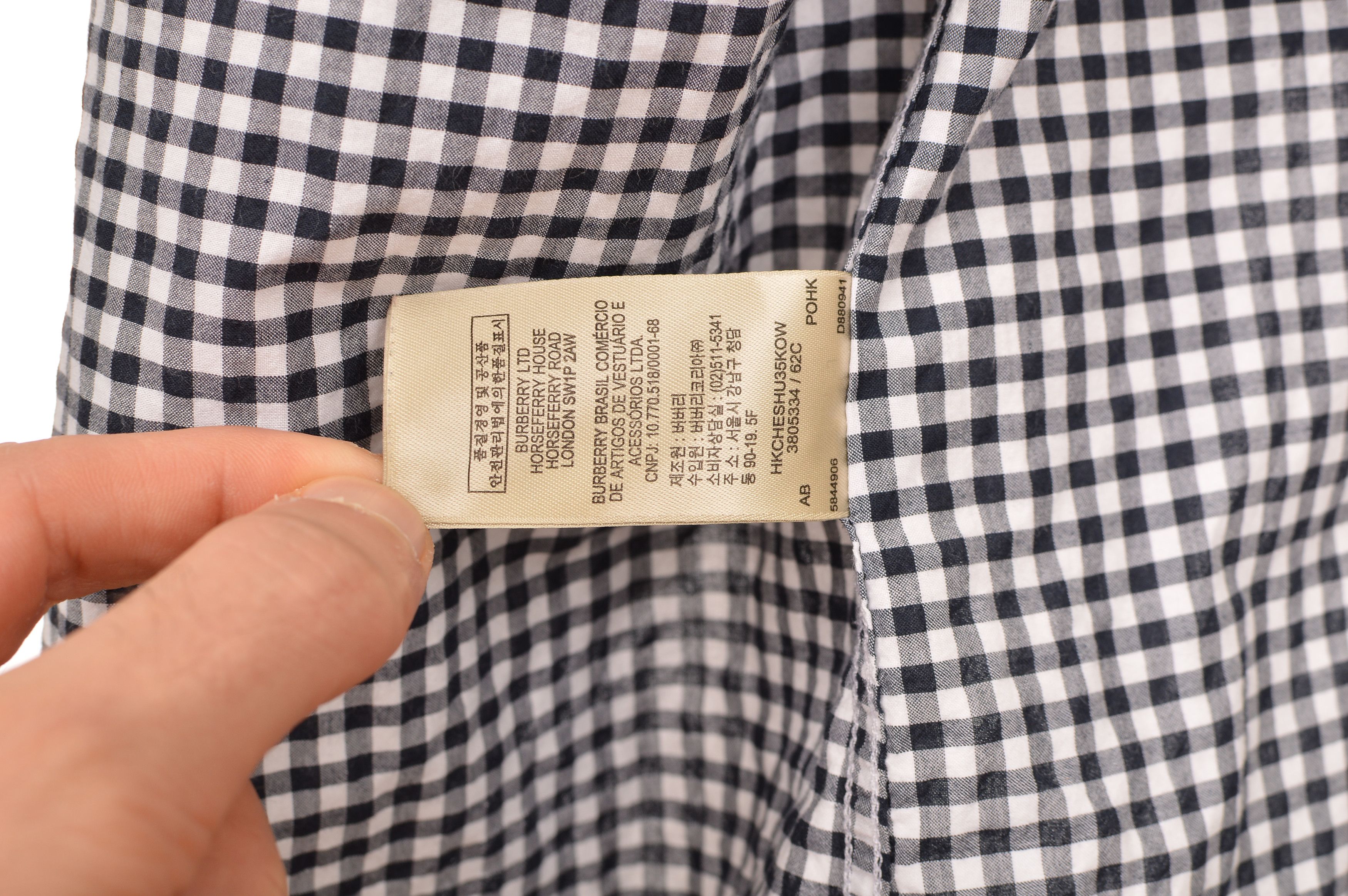 Burberry DDP Burberry Brit Check Button Shirt Size US XL / EU 56 / 4 - 7 Thumbnail