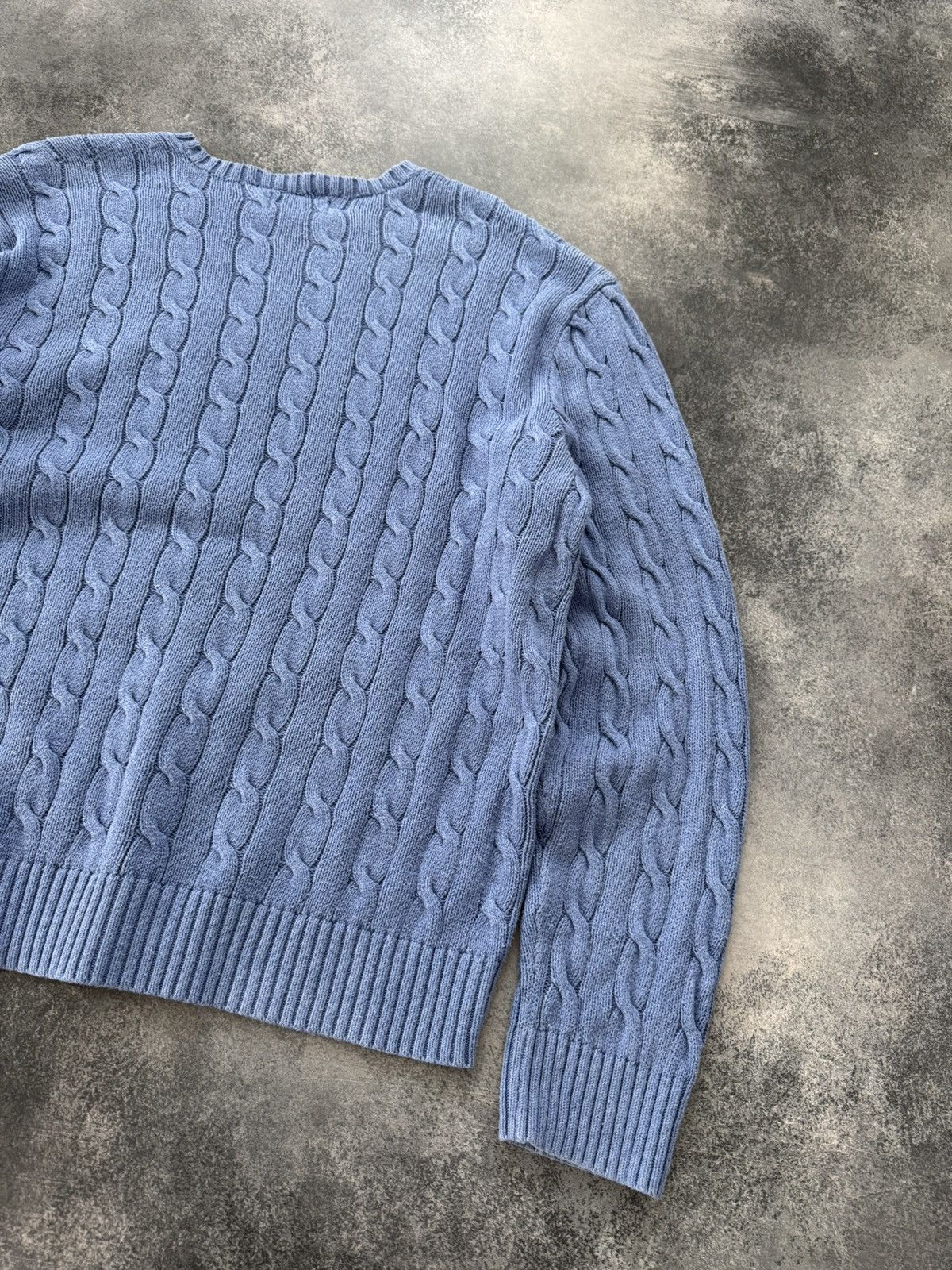 Polo Ralph Lauren Vintage Polo Ralph Lauren Cable Knit Sweater Size US XL / EU 56 / 4 - 5 Thumbnail