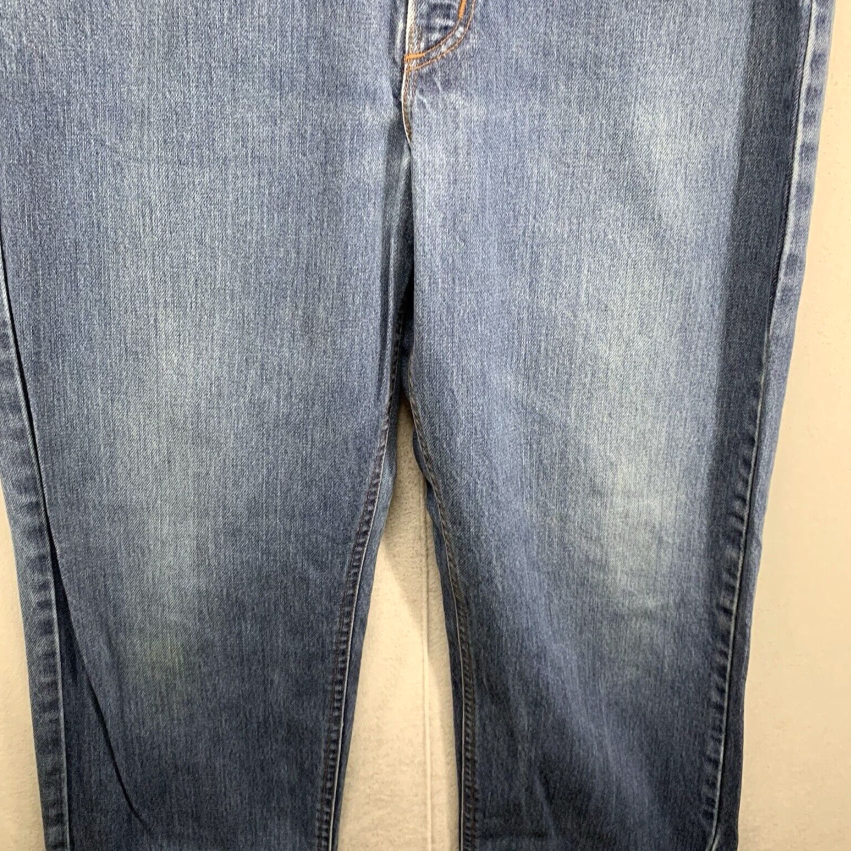Carhartt VINTAGE Carhartt FR Flame Resistant Jeans Men's 38x33 Denim Work Pants Straight Fit Blue Size US 38 / EU 54 - 7 Thumbnail