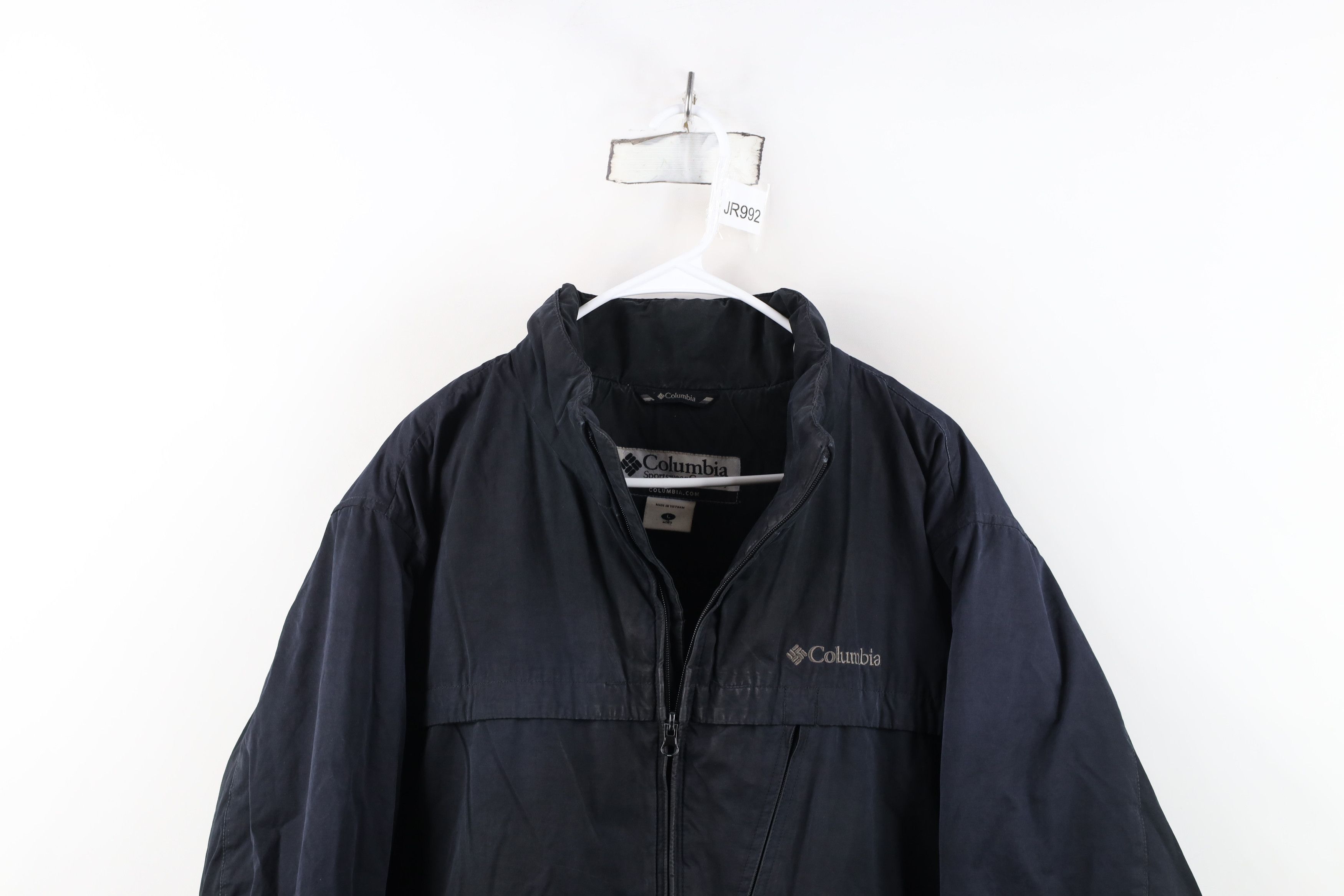 Columbia Vintage Columbia Fleece Lined Microfiber Zip Jacket Black Size US L / EU 52-54 / 3 - 2 Thumbnail