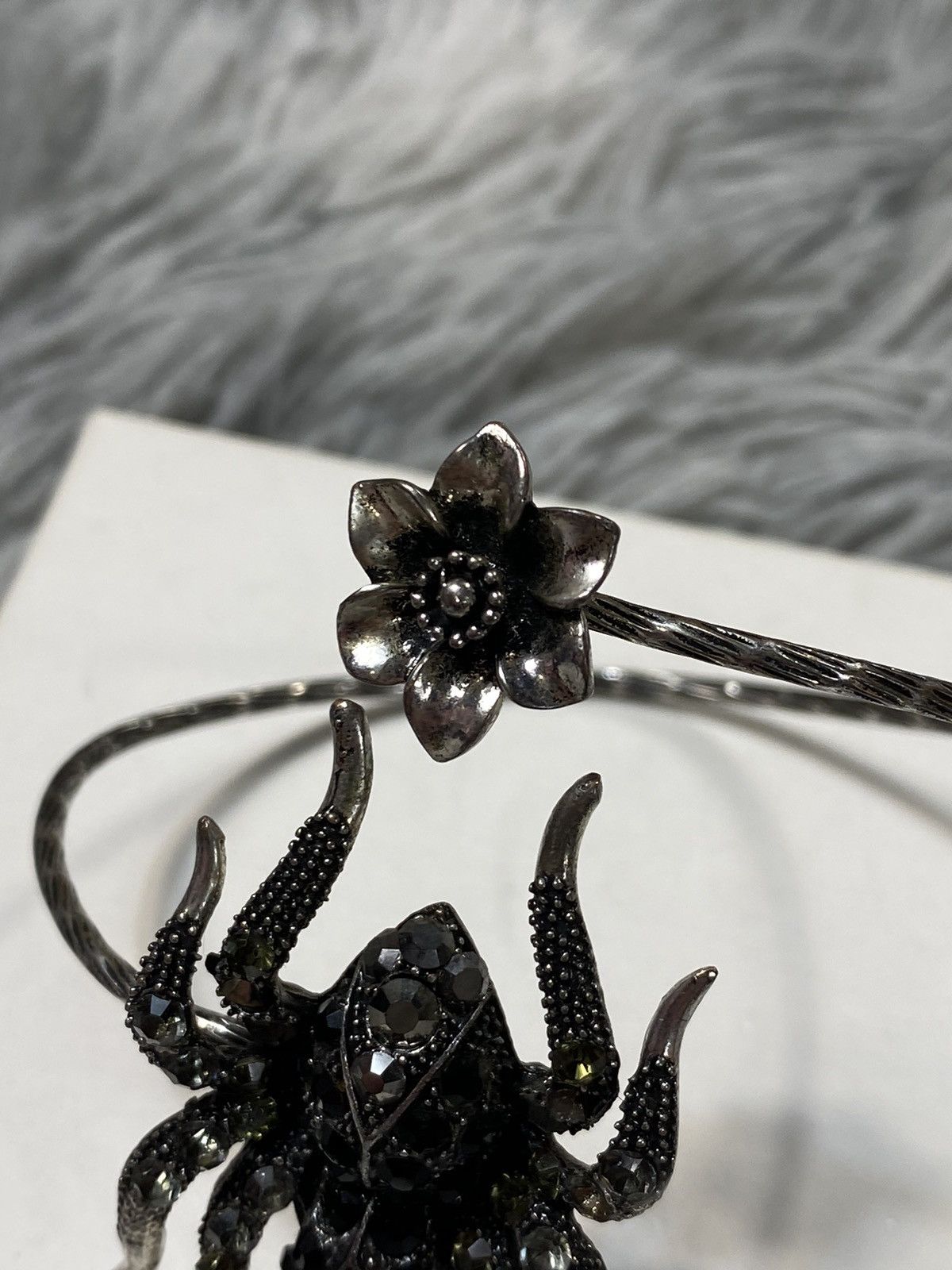 Jewelry Bold Spider Bracelet - Gothic Statement Size ONE SIZE - 4 Thumbnail