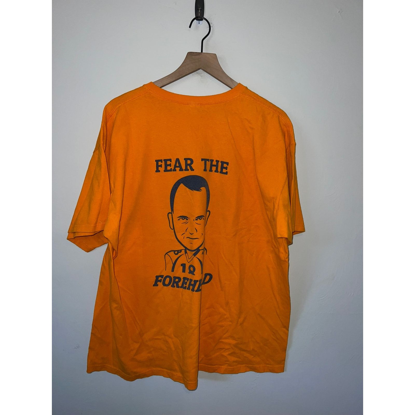 Anvil NFL Denver Broncos John Fox Fear The Forehead Manning Shirt Size US XXL / EU 58 / 5 - 6 Thumbnail