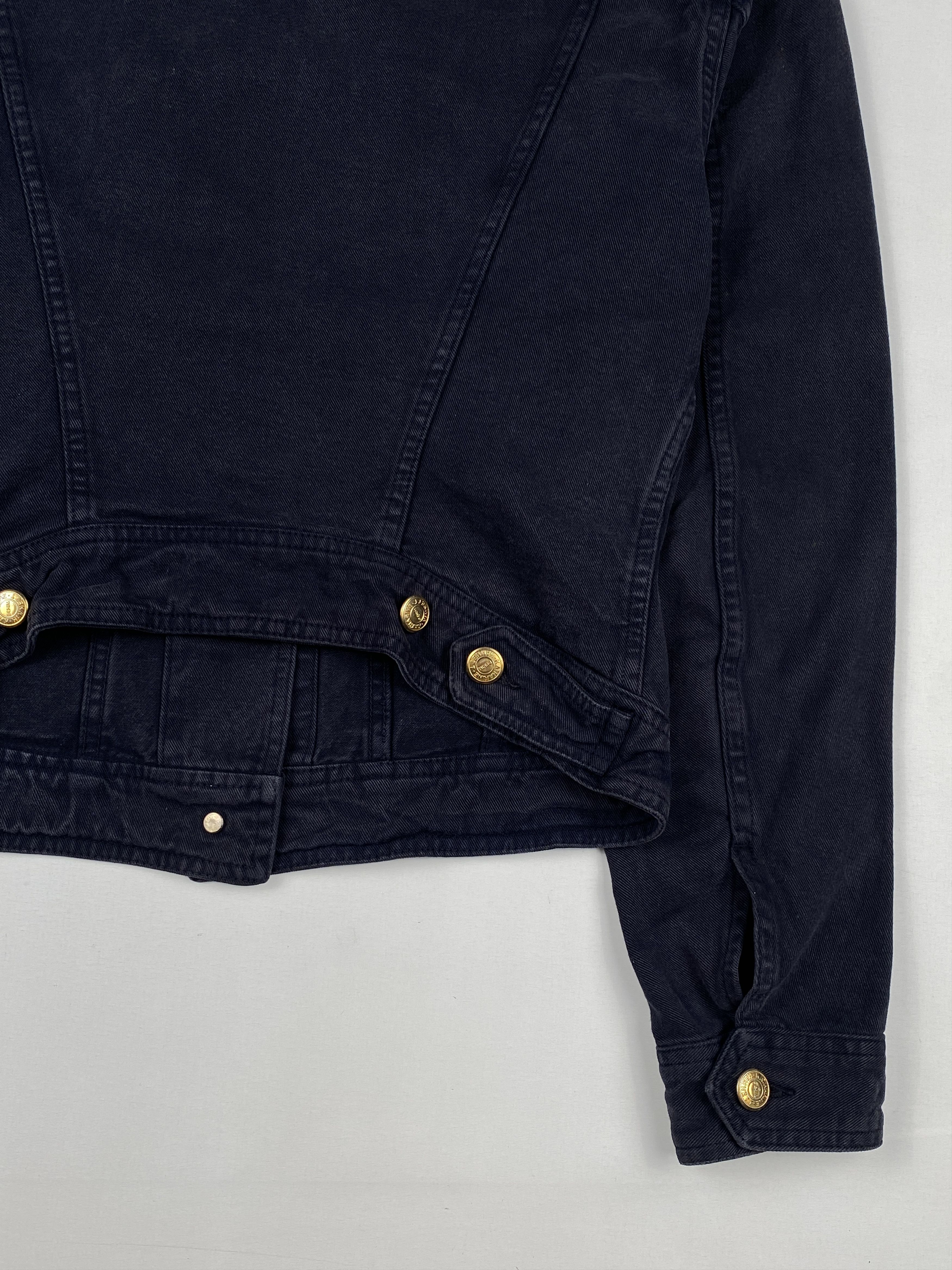 Katharine Hamnett London Gold Tone Buttons Denim Jacket Size S / US 4 / IT 40 - 14 Thumbnail